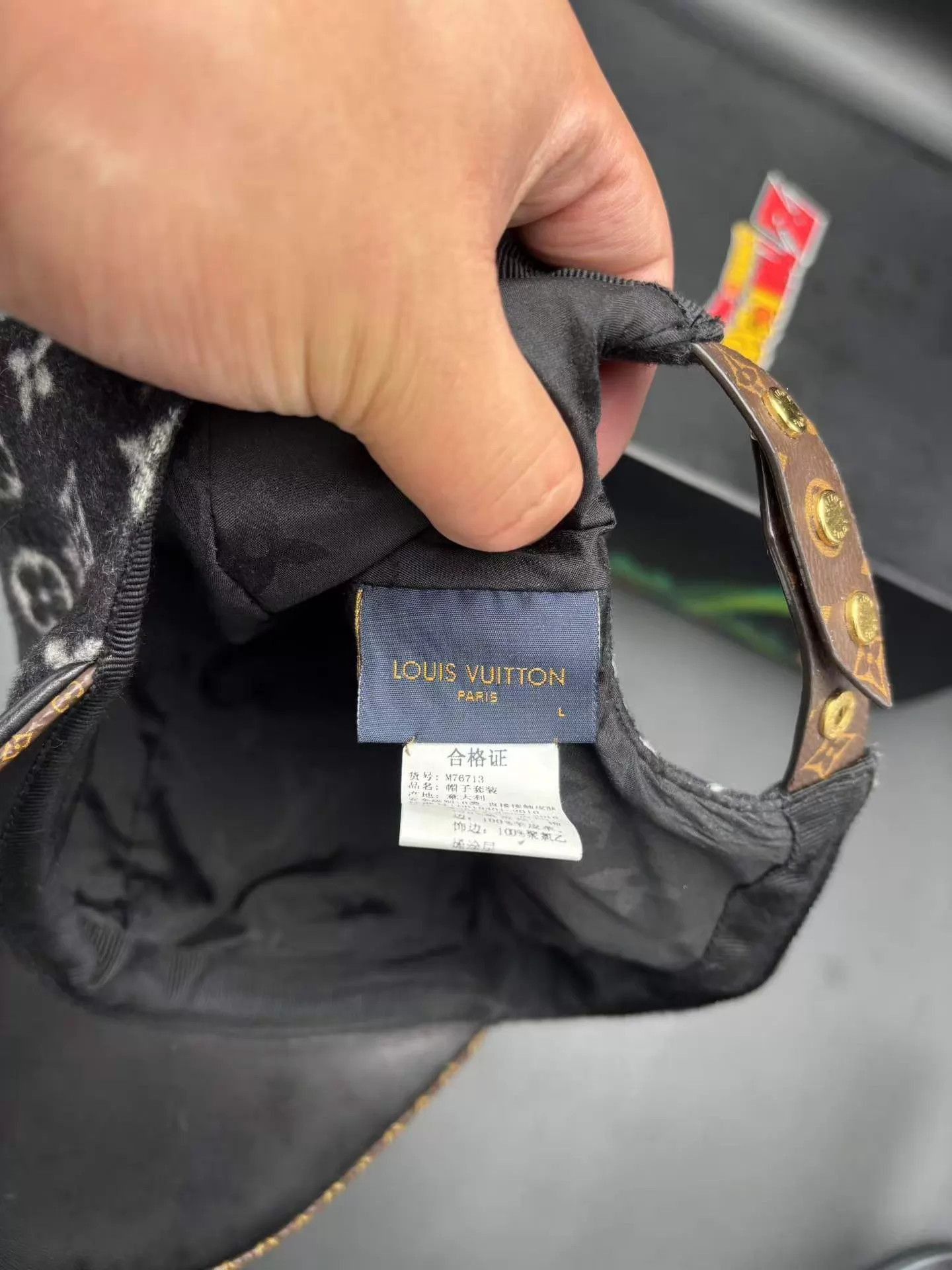 Louis Vuitton Patterned Baseball Cap with Leather Brim Size ONE SIZE - 8 Thumbnail