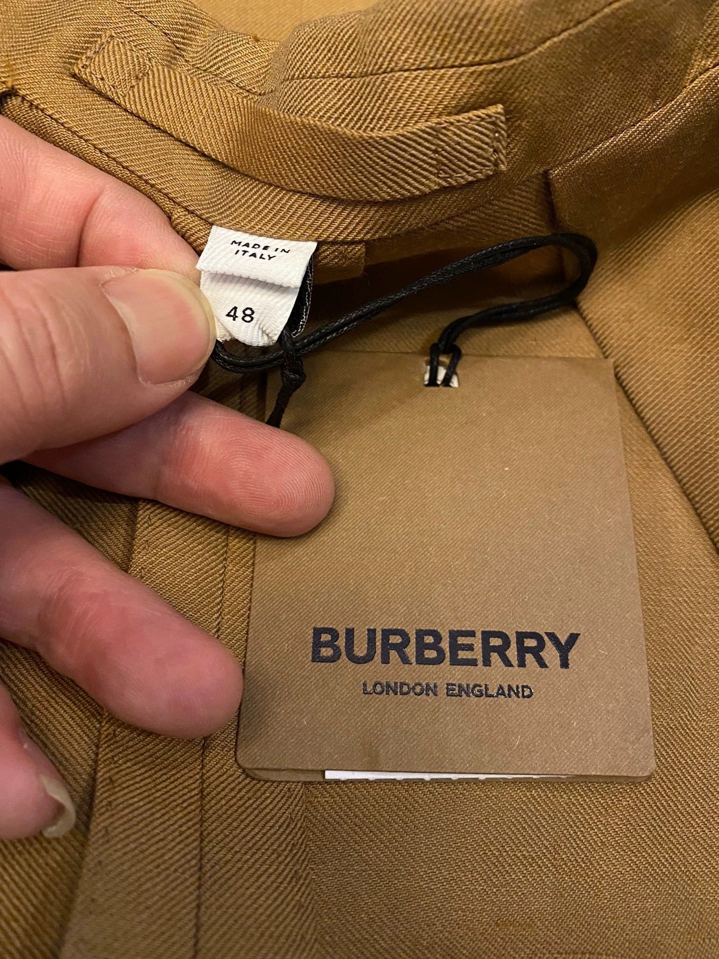 Burberry Beige Formal Blazer with Button Closure Size US M / EU 48-50 / 2 - 5 Thumbnail