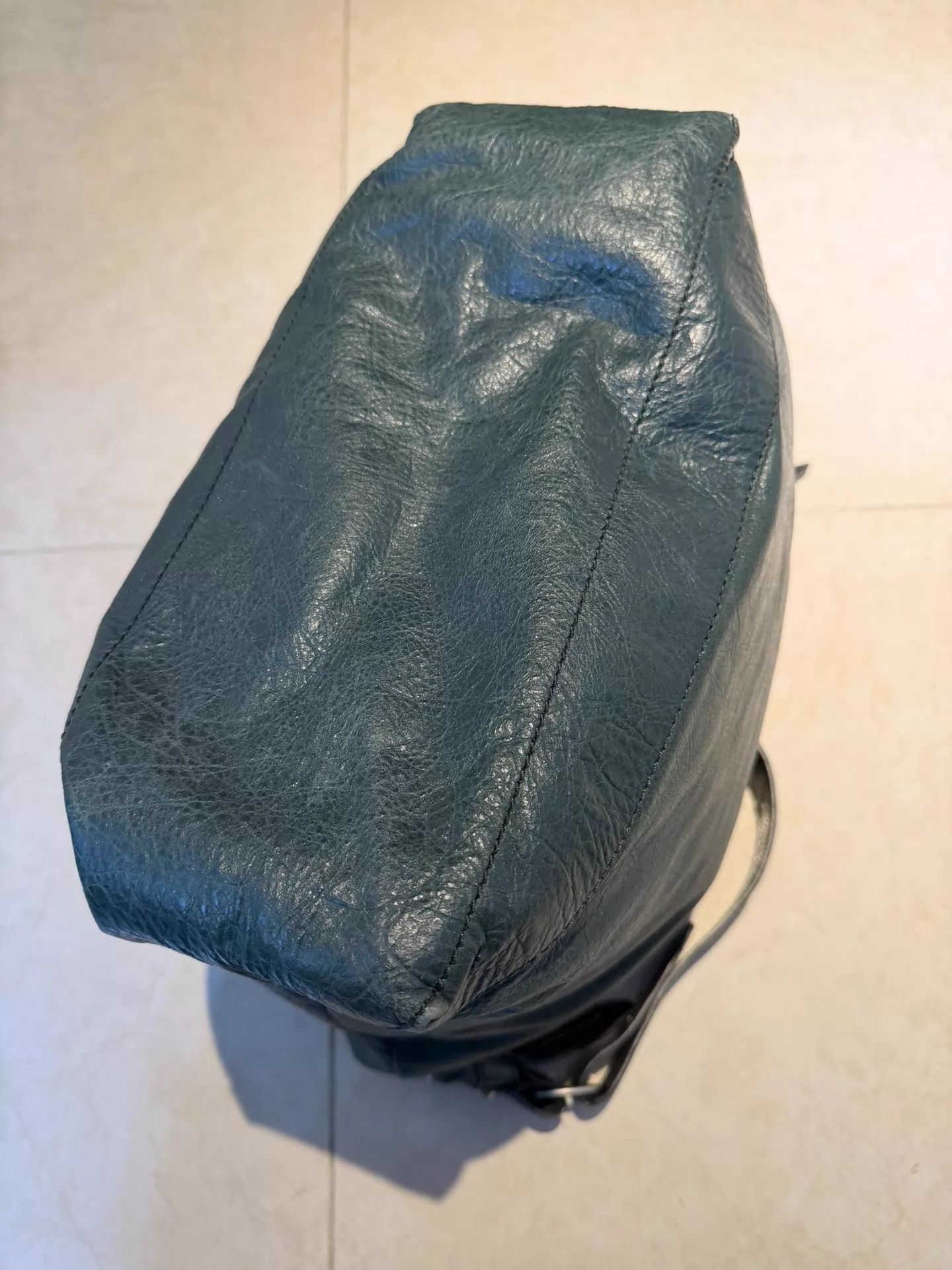 Balenciaga Green Leather Crossbody Shoulder Bag Size ONE SIZE - 3 Thumbnail