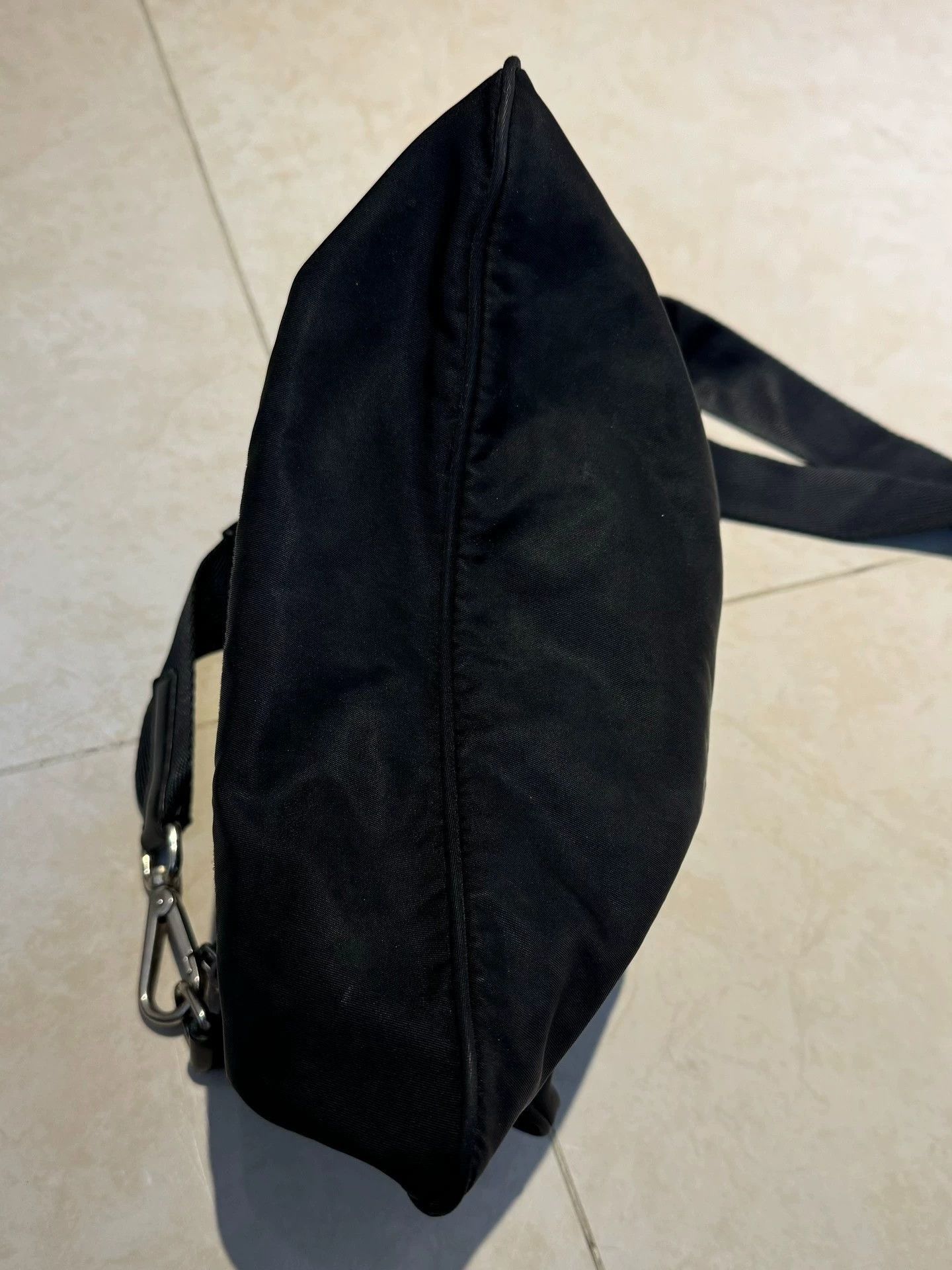 Prada Black Nylon Crossbody Bag with Adjustable Strap Size ONE SIZE - 4 Thumbnail
