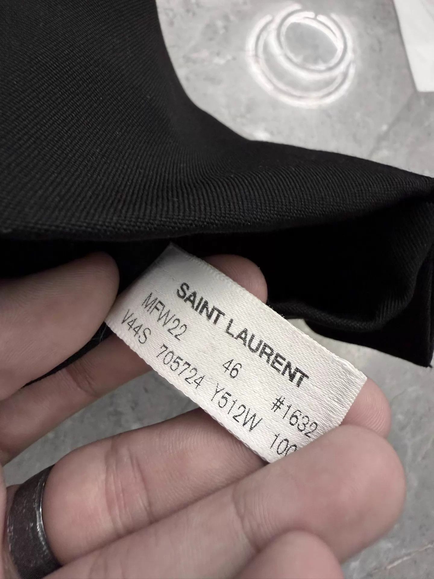 Saint Laurent Paris Black Double-Breasted Formal Blazer Size US M / EU 48-50 / 2 - 6 Thumbnail