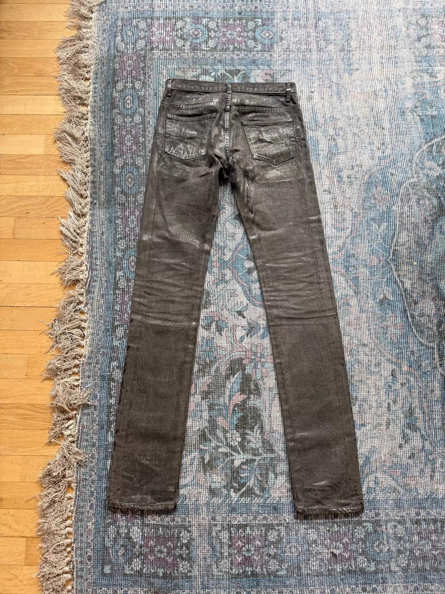 Dior Gray Denim Straight-Leg Jeans Size US 30 / EU 46 - 2 Thumbnail