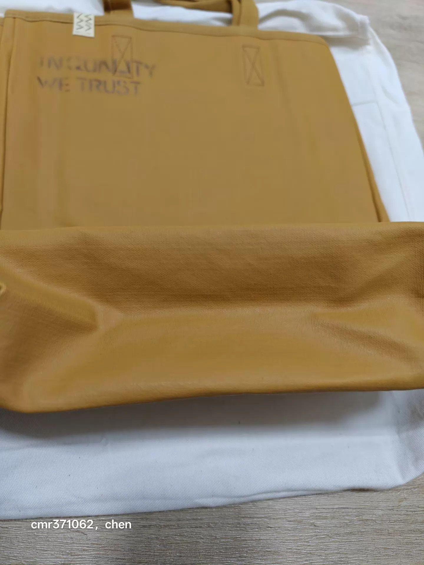 Visvim Brown Tote Bag with "INEQUALITY WE TRUST" Print Size ONE SIZE - 4 Thumbnail