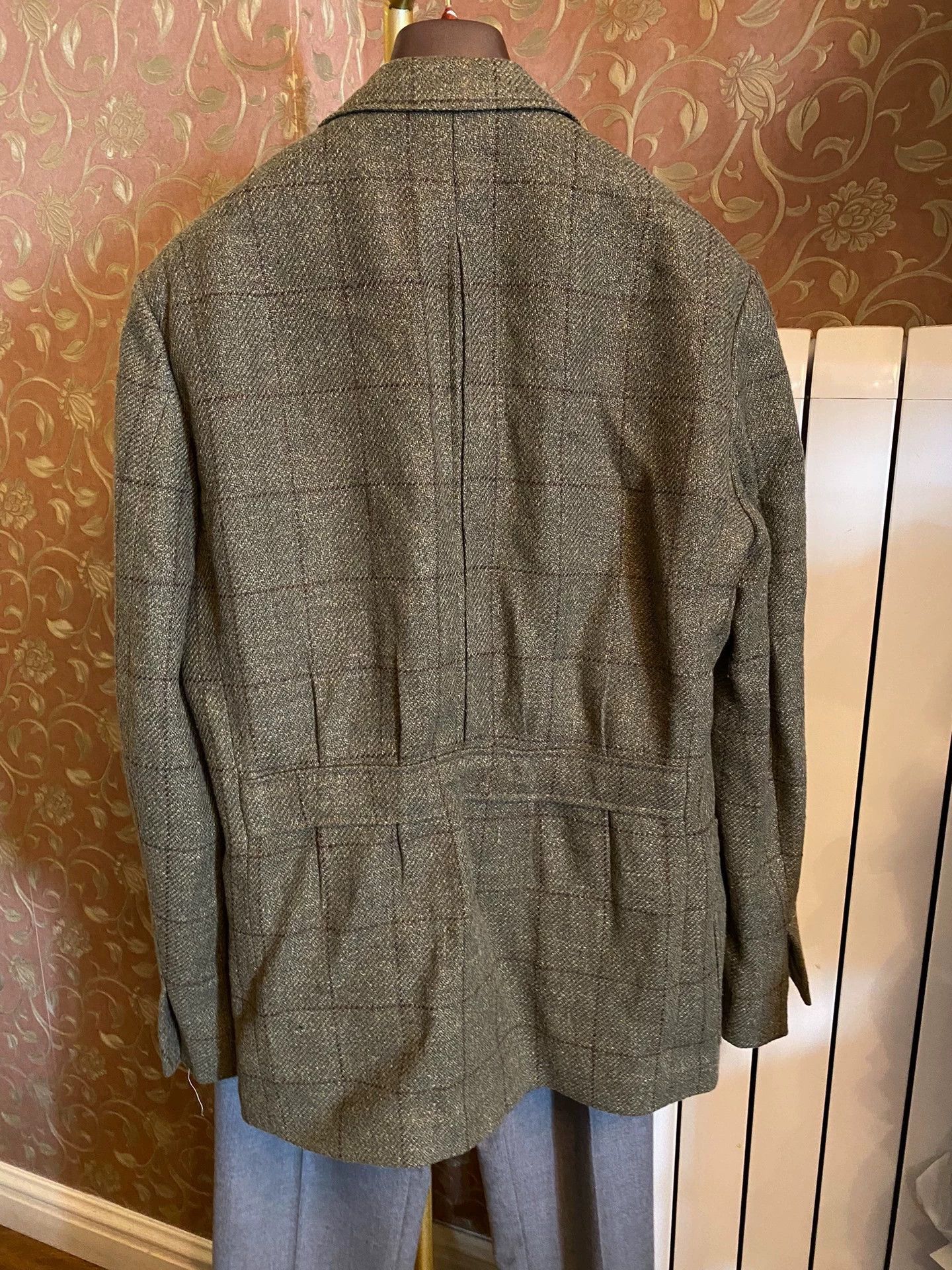 Ralph Lauren Green Check Double-Breasted Tailored Jacket Size US M / EU 48-50 / 2 - 4 Thumbnail
