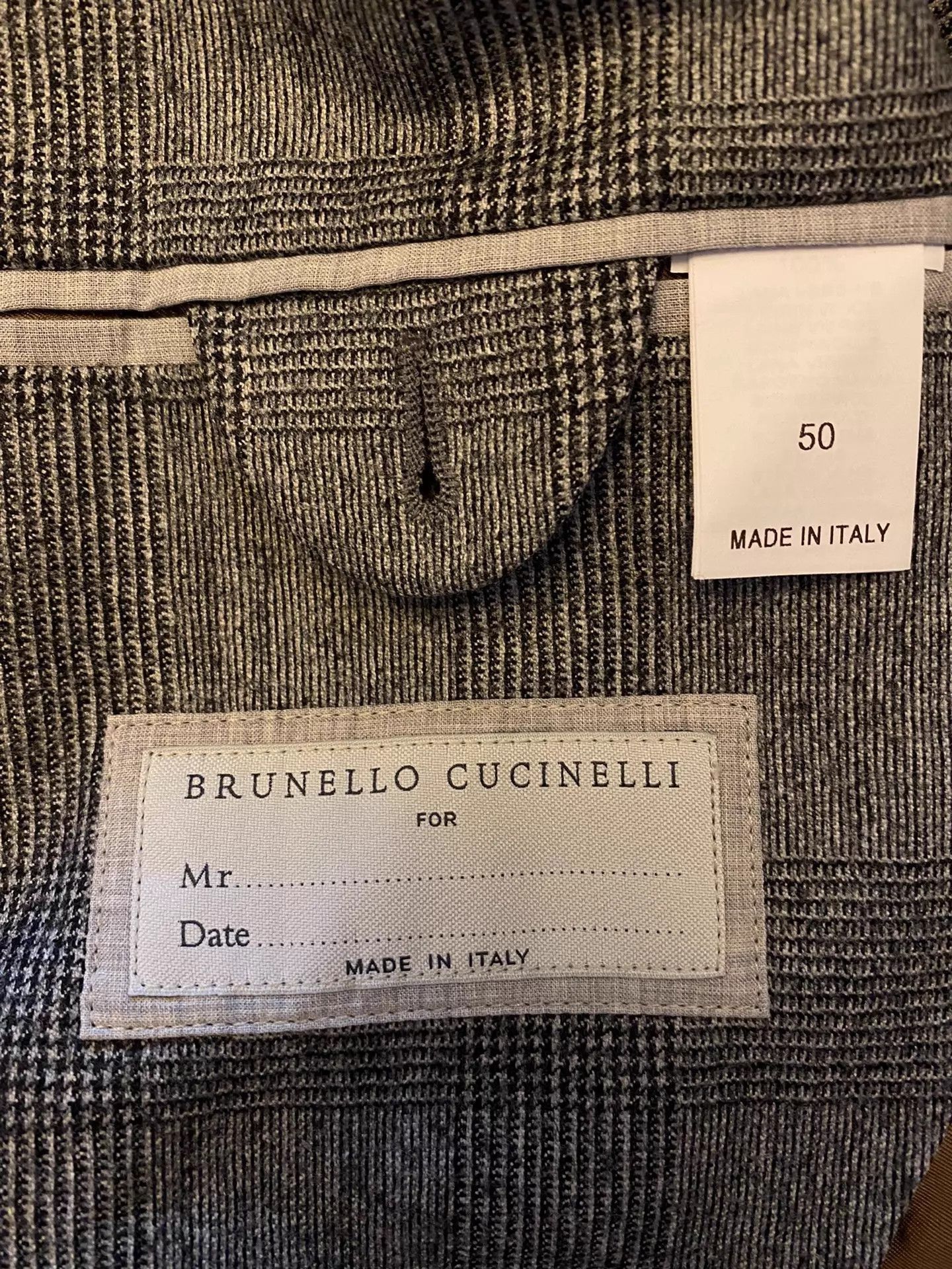 Brunello Cucinelli Checkered Double-Breasted Blazer Size US M / EU 48-50 / 2 - 8 Thumbnail