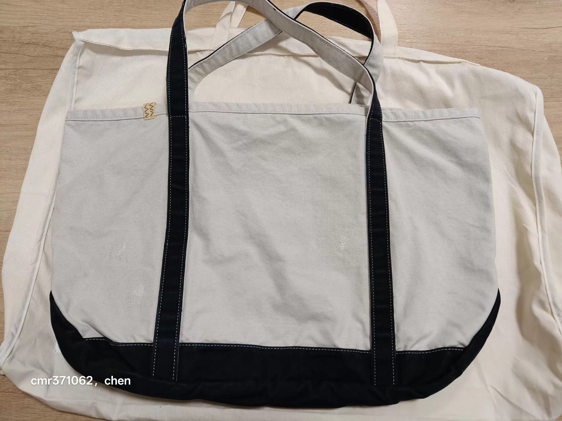 Visvim Multi-Color Canvas Tote Bag with Black Trim Size ONE SIZE - 2 Thumbnail