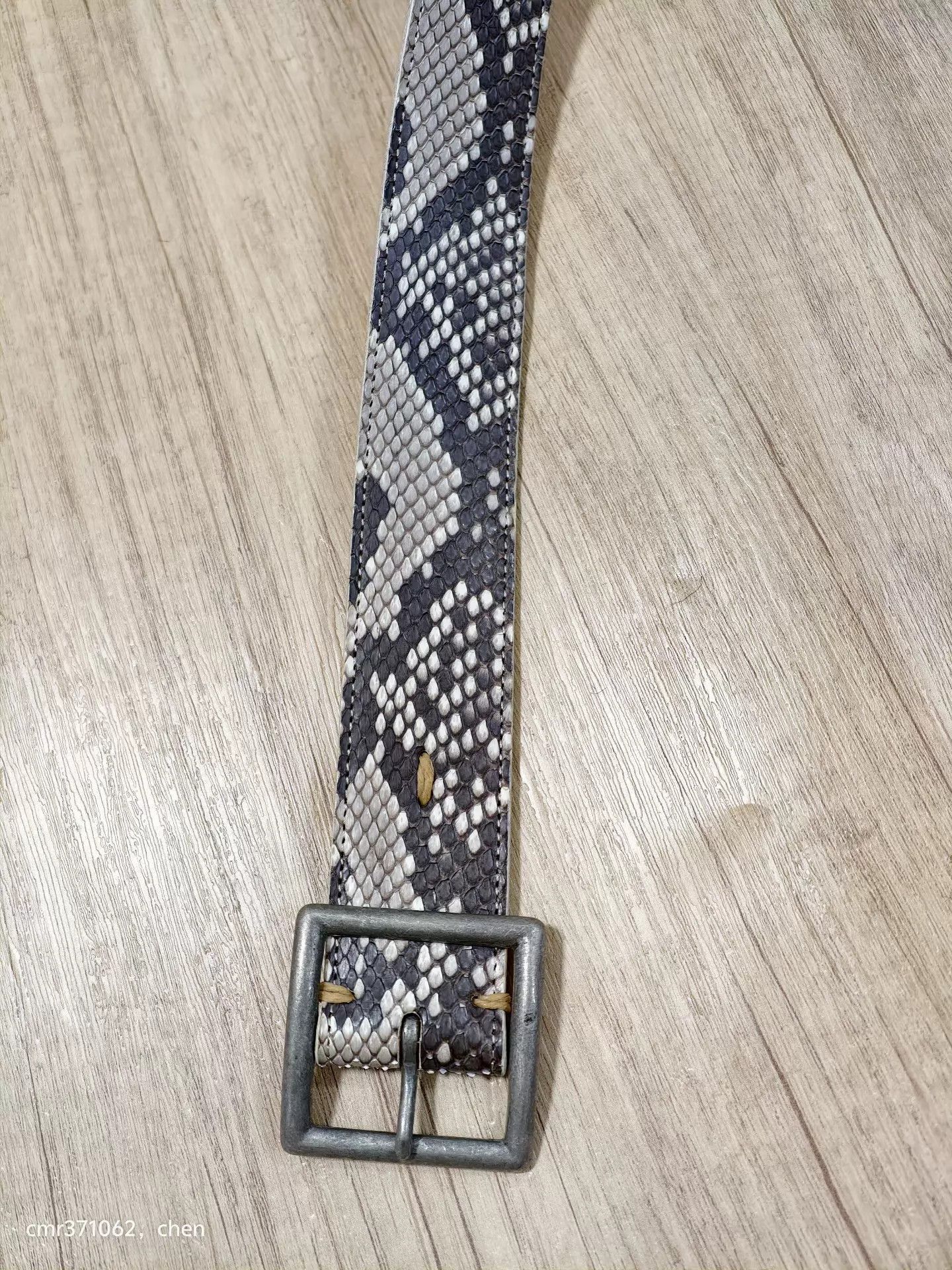 Visvim Snake Print Multi Color Belt Size ONE SIZE - 2 Thumbnail