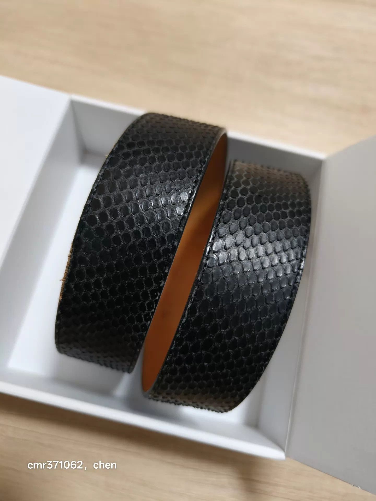 Visvim Black Textured Belt with Square Silver Buckle Size ONE SIZE - 4 Thumbnail