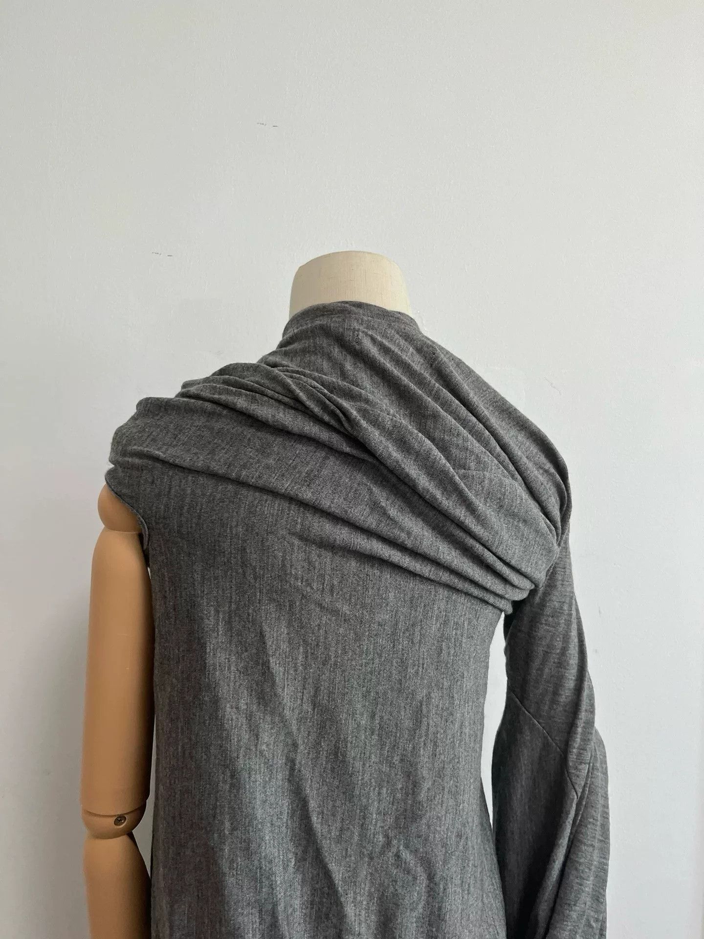 Junya Watanabe Junya Watanabe Asymmetrical Gray Dress Size M / US 6-8 / IT 42-44 - 4 Thumbnail