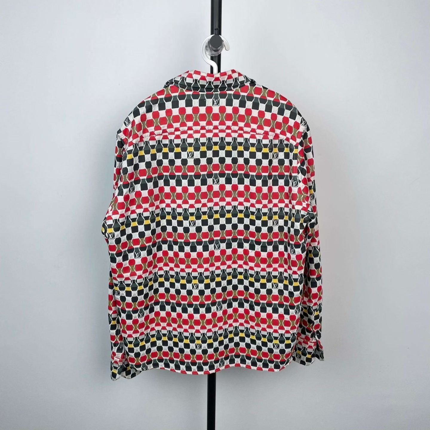 Louis Vuitton Louis Vuitton Checkered Logo Knitted Shirt Jacket Size US M / EU 48-50 / 2 - 6 Thumbnail