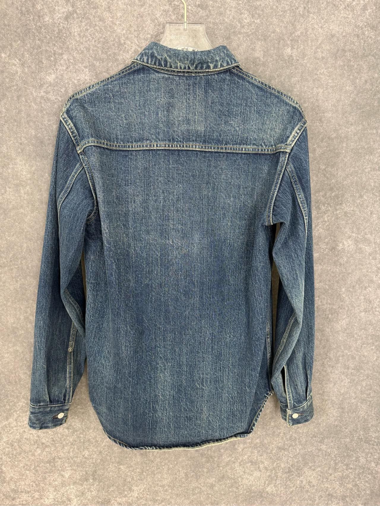 Dior Dior Blue Logo Denim Shirt Size M / US 6-8 / IT 42-44 - 2 Thumbnail