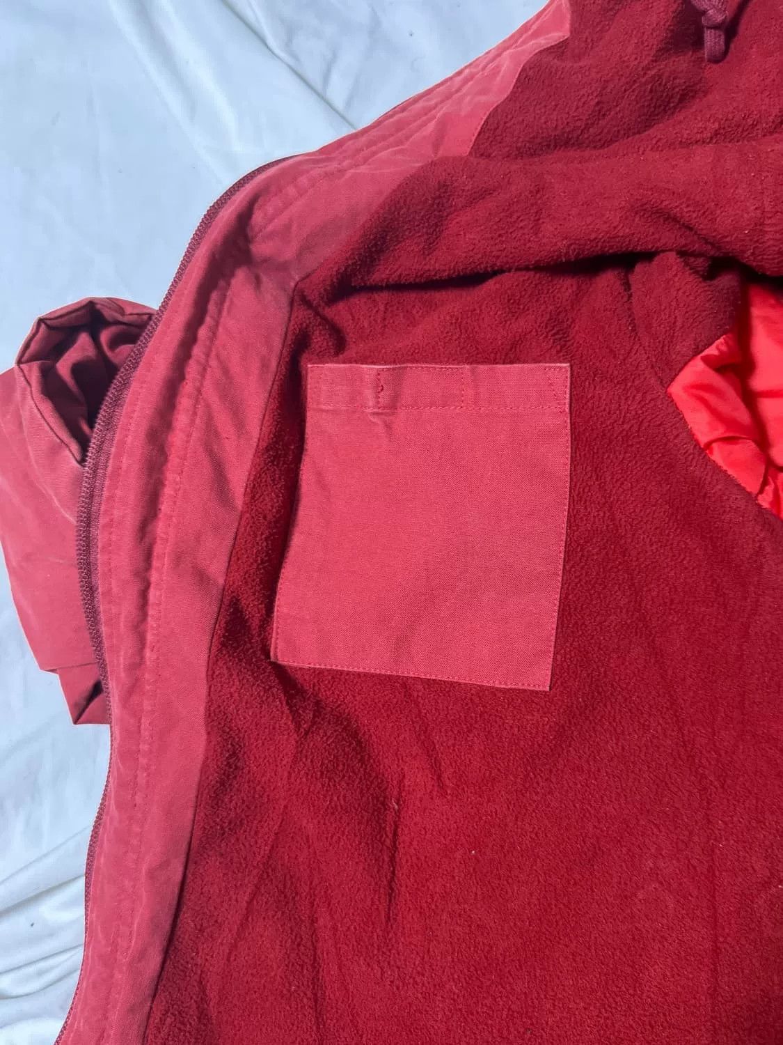 Helmut Lang Helmut Lang Red Hooded Workwear Jacket Size US M / EU 48-50 / 2 - 8 Thumbnail