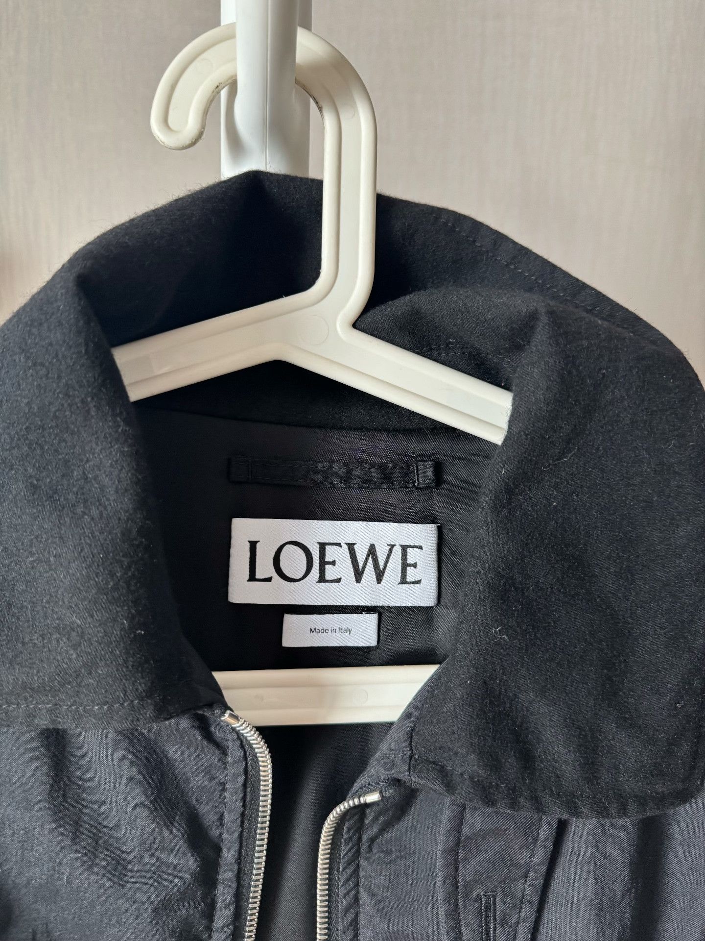 Loewe Loewe Black Cotton Cropped Jacket Size US M / EU 48-50 / 2 - 3 Thumbnail