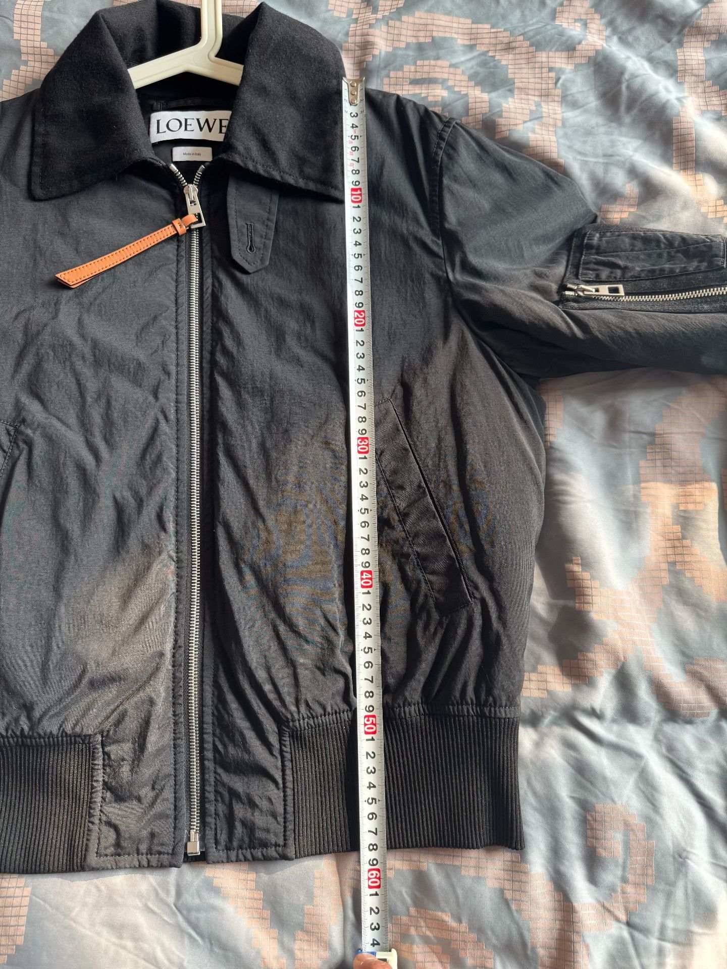 Loewe Loewe Black Cotton Cropped Jacket Size US M / EU 48-50 / 2 - 6 Thumbnail