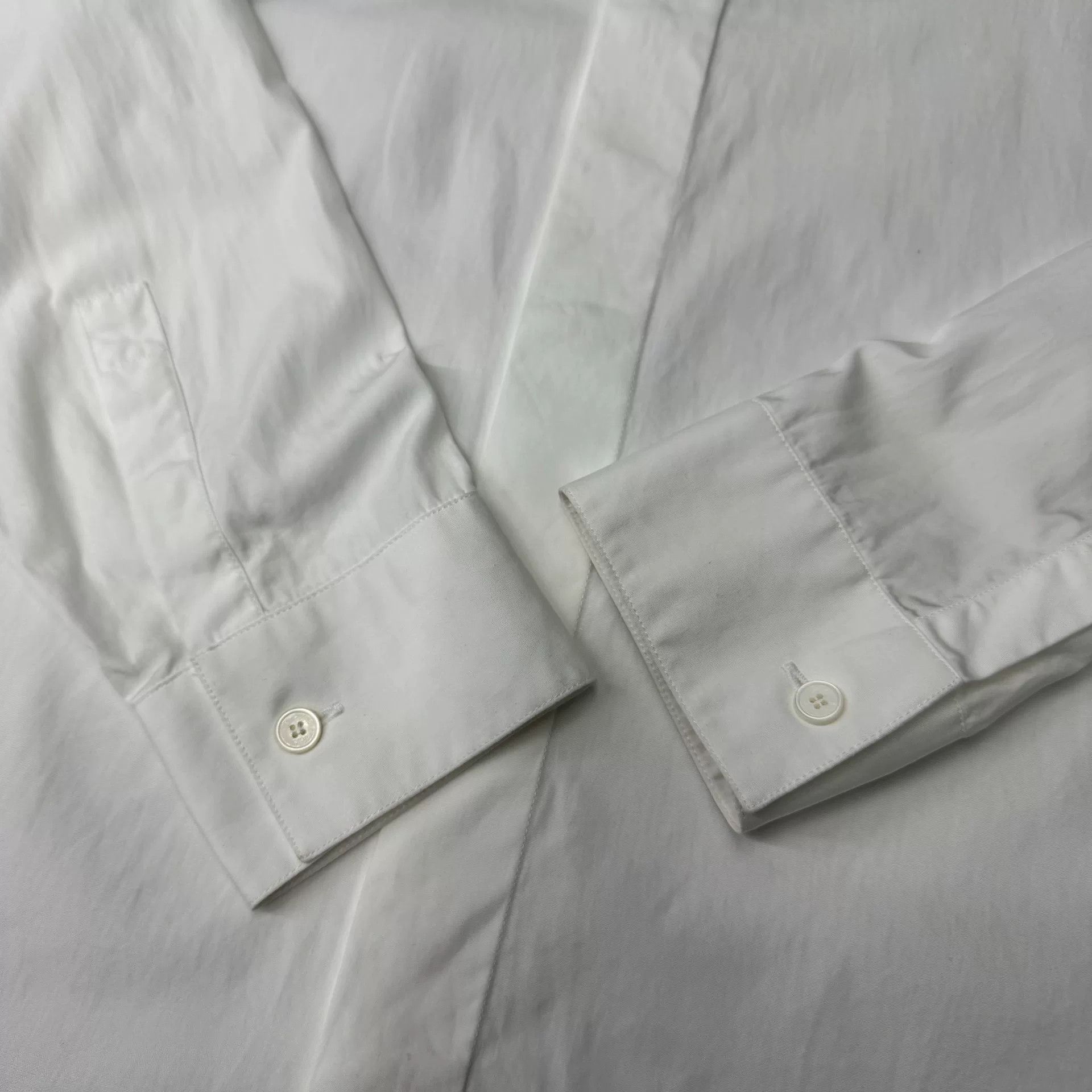Dior Dior White Slogan Embroidery Shirt Size US M / EU 48-50 / 2 - 2 Thumbnail
