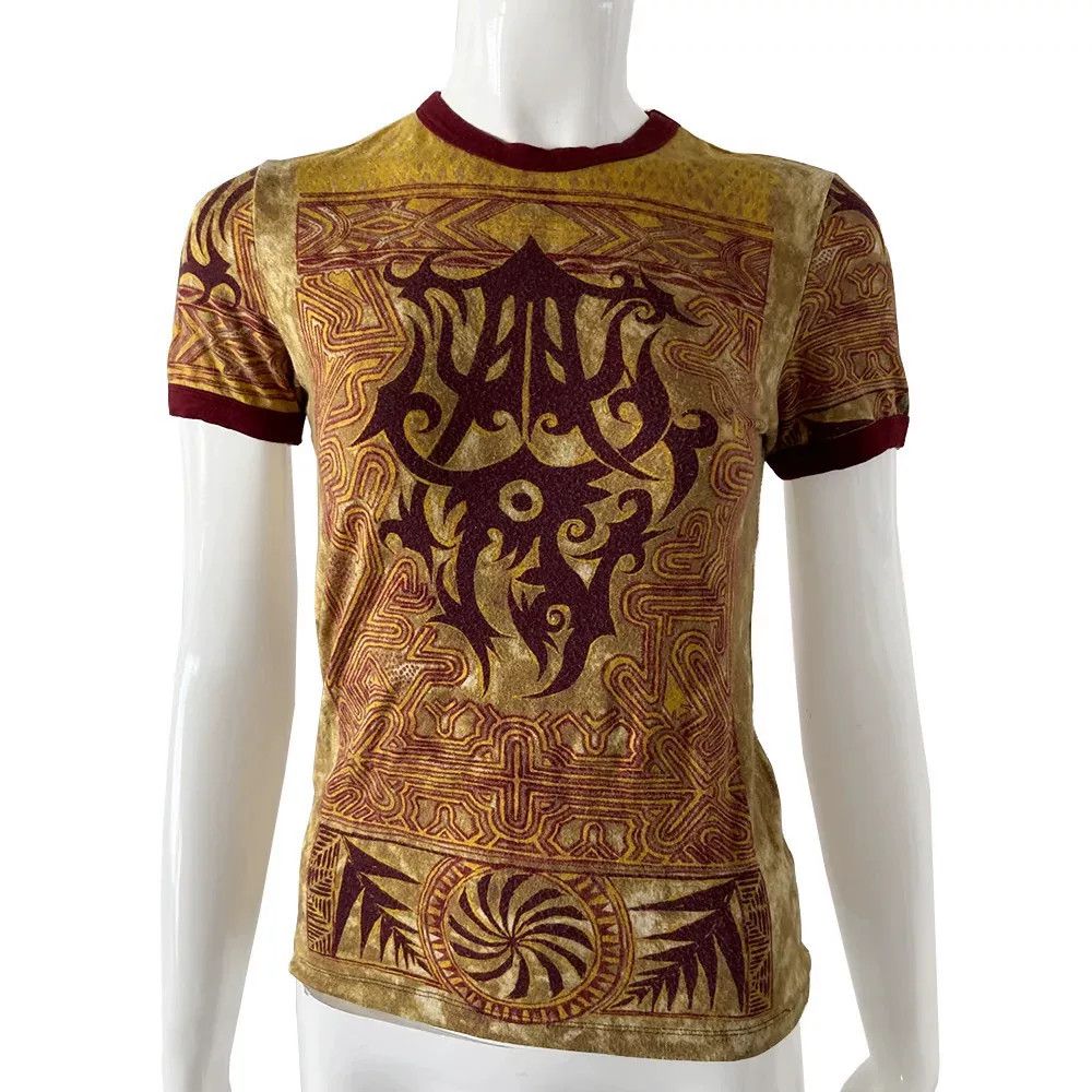 Jean Paul Gaultier Jean Paul Gaultier Gold Graphic T-shirt Size US M / EU 48-50 / 2 - 8 Thumbnail