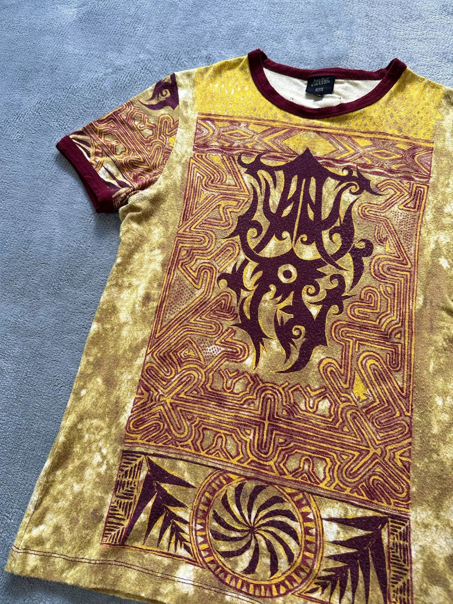 Jean Paul Gaultier Jean Paul Gaultier Gold Graphic T-shirt Size US M / EU 48-50 / 2 - 3 Thumbnail