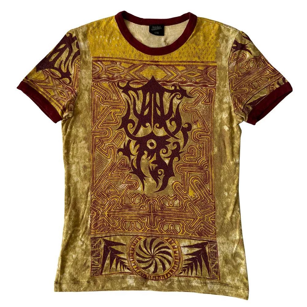 Jean Paul Gaultier Jean Paul Gaultier Gold Graphic T-shirt Size US M / EU 48-50 / 2 - 6 Thumbnail
