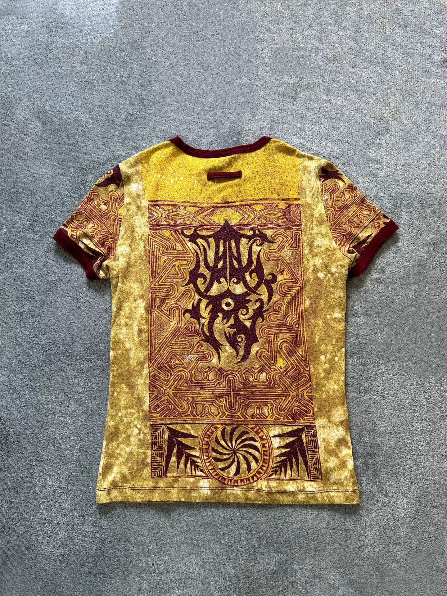 Jean Paul Gaultier Jean Paul Gaultier Gold Graphic T-shirt Size US M / EU 48-50 / 2 - 2 Thumbnail