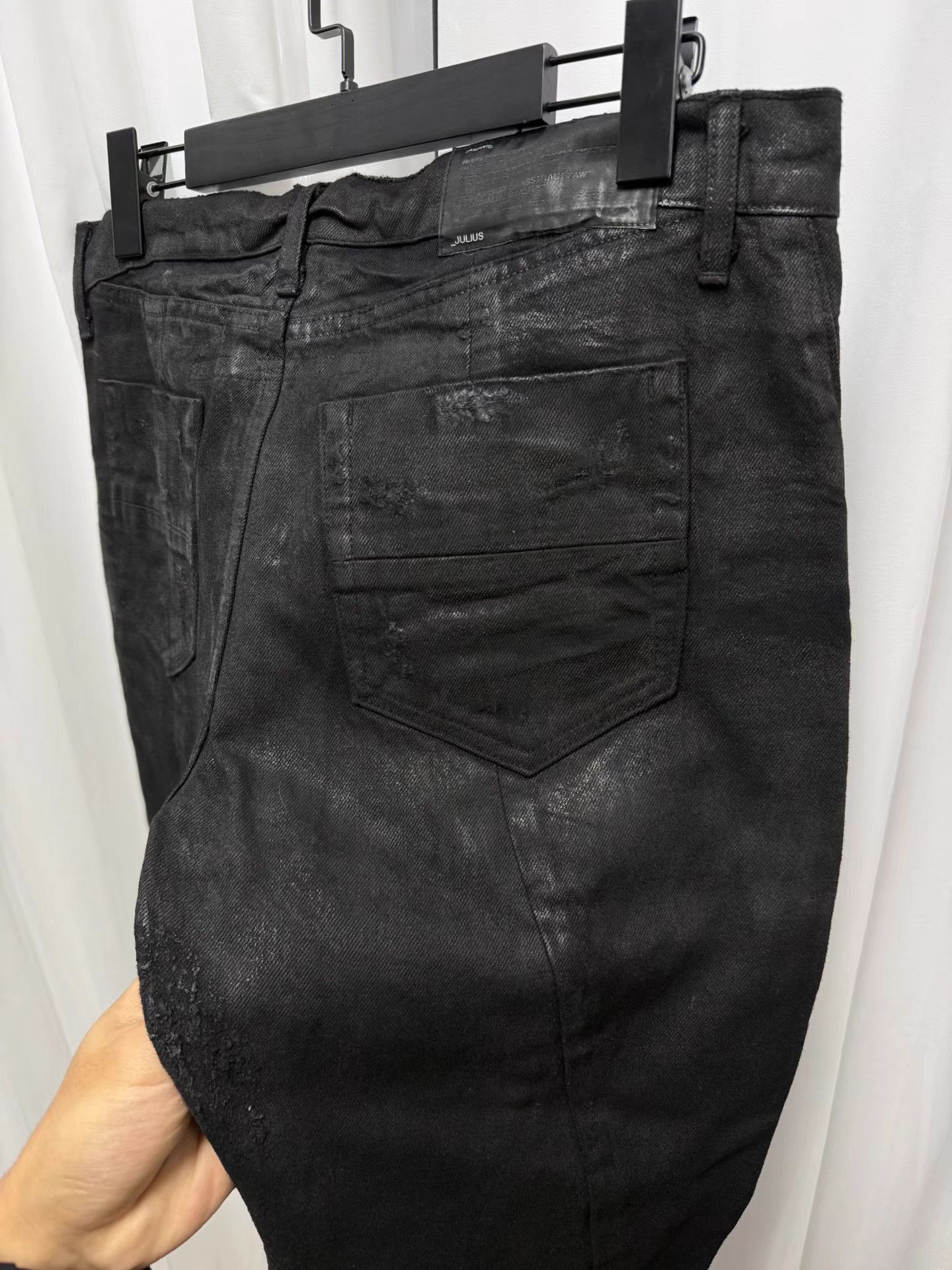 Julius Black Casual Pants with Ruched Ankles Size US 30 / EU 46 - 7 Thumbnail