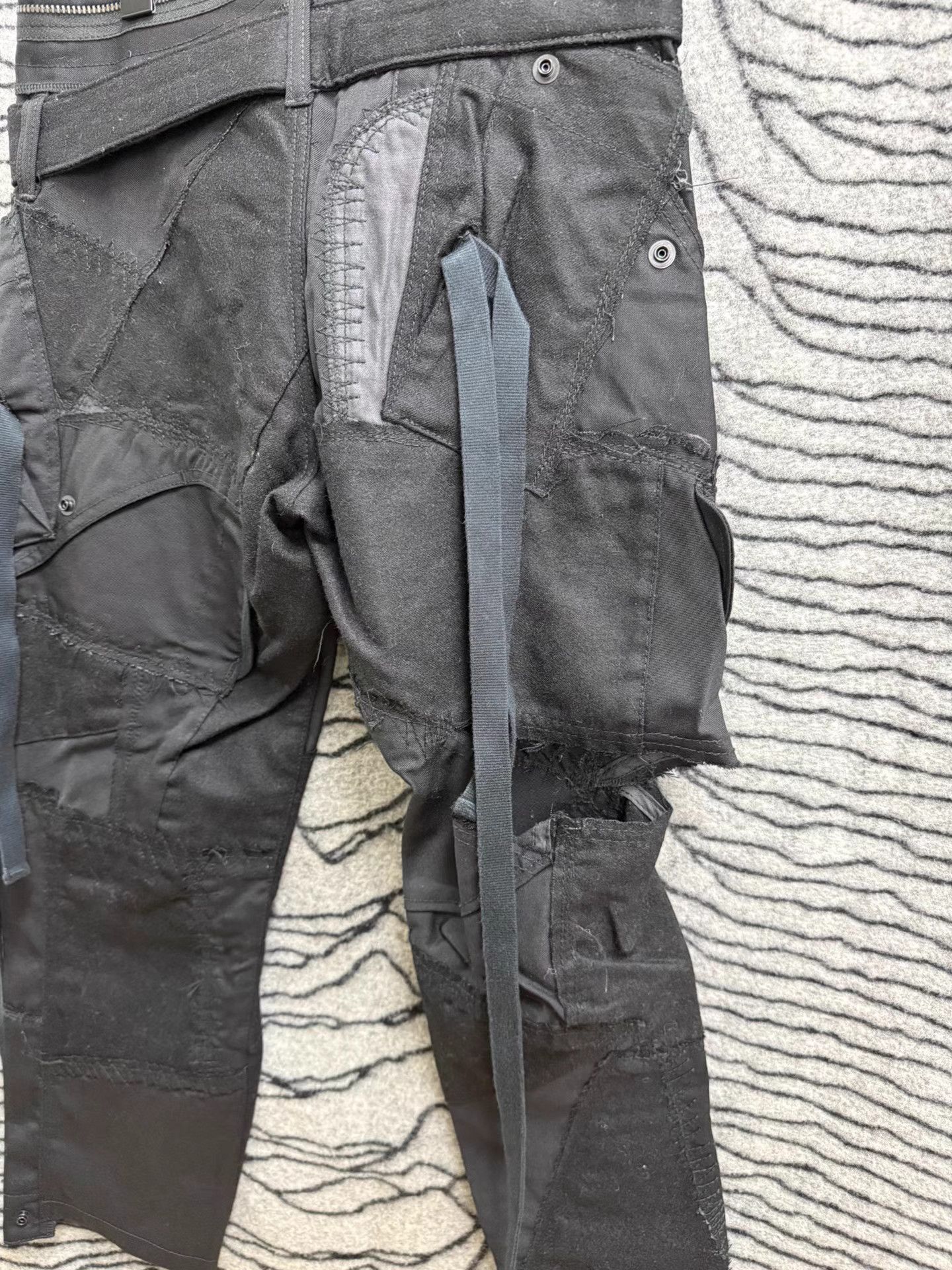 Junya Watanabe Gray Distressed Multi-Pocket Casual Pants Size US 30 / EU 46 - 5 Thumbnail