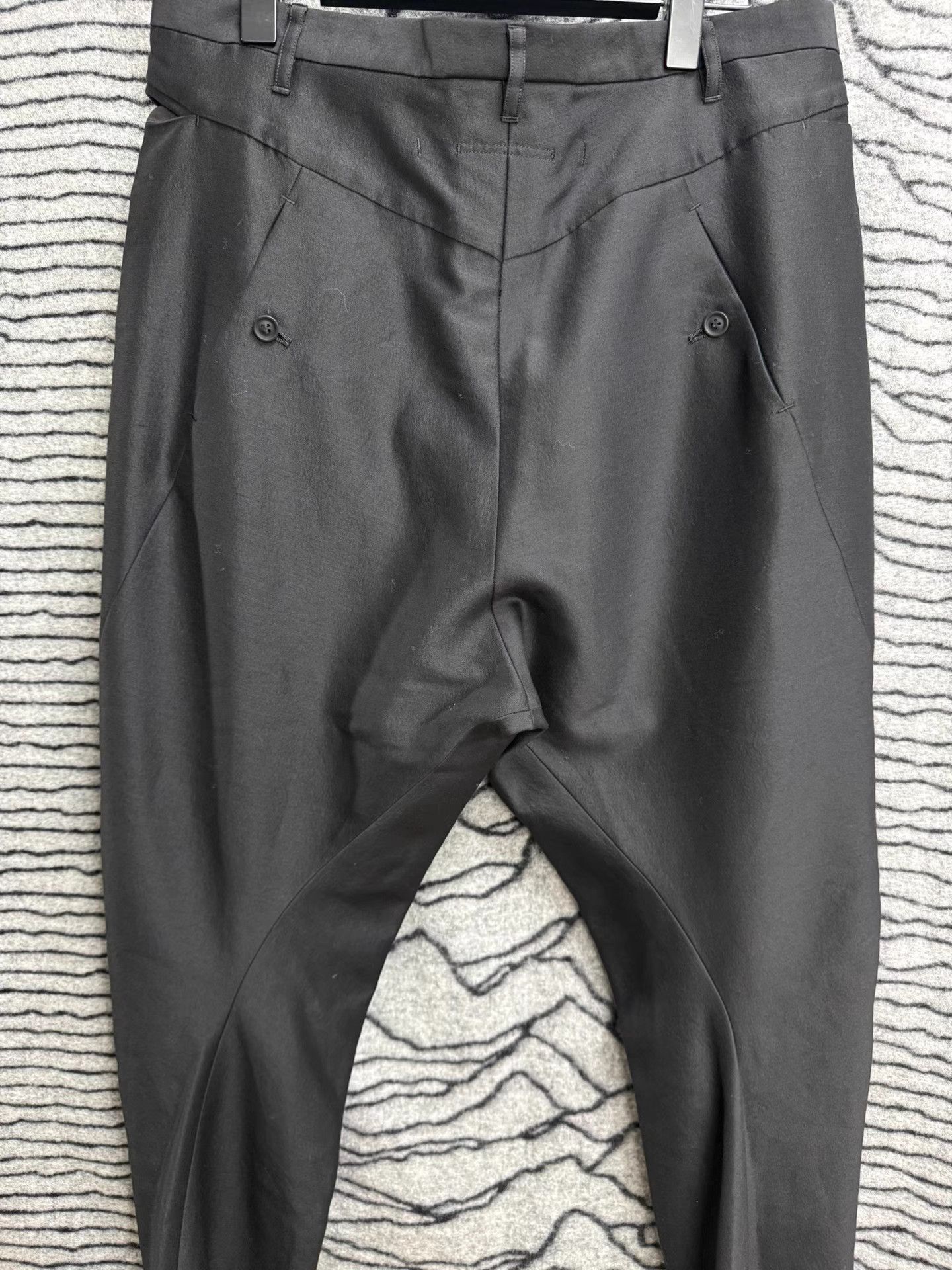 Julius Gray Structured Casual Pants Size US 30 / EU 46 - 6 Thumbnail
