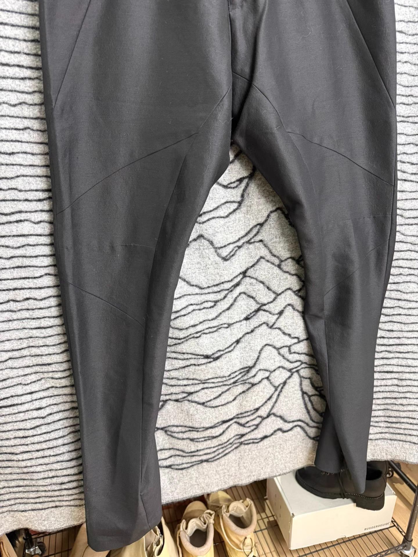 Julius Gray Structured Casual Pants Size US 30 / EU 46 - 3 Thumbnail