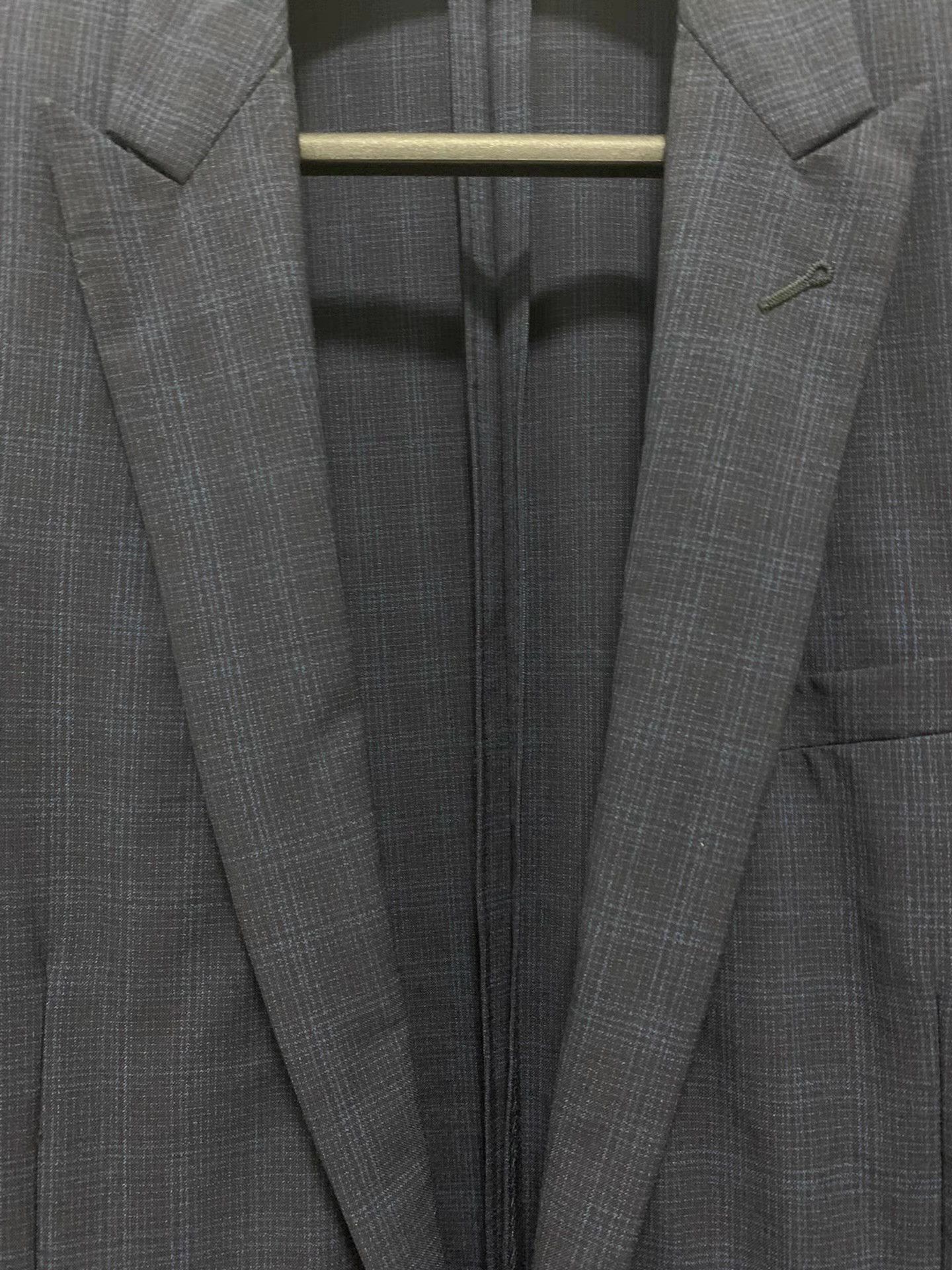 Saint Laurent Paris Blue Plaid Single-Breasted Blazer Size US M / EU 48-50 / 2 - 3 Thumbnail