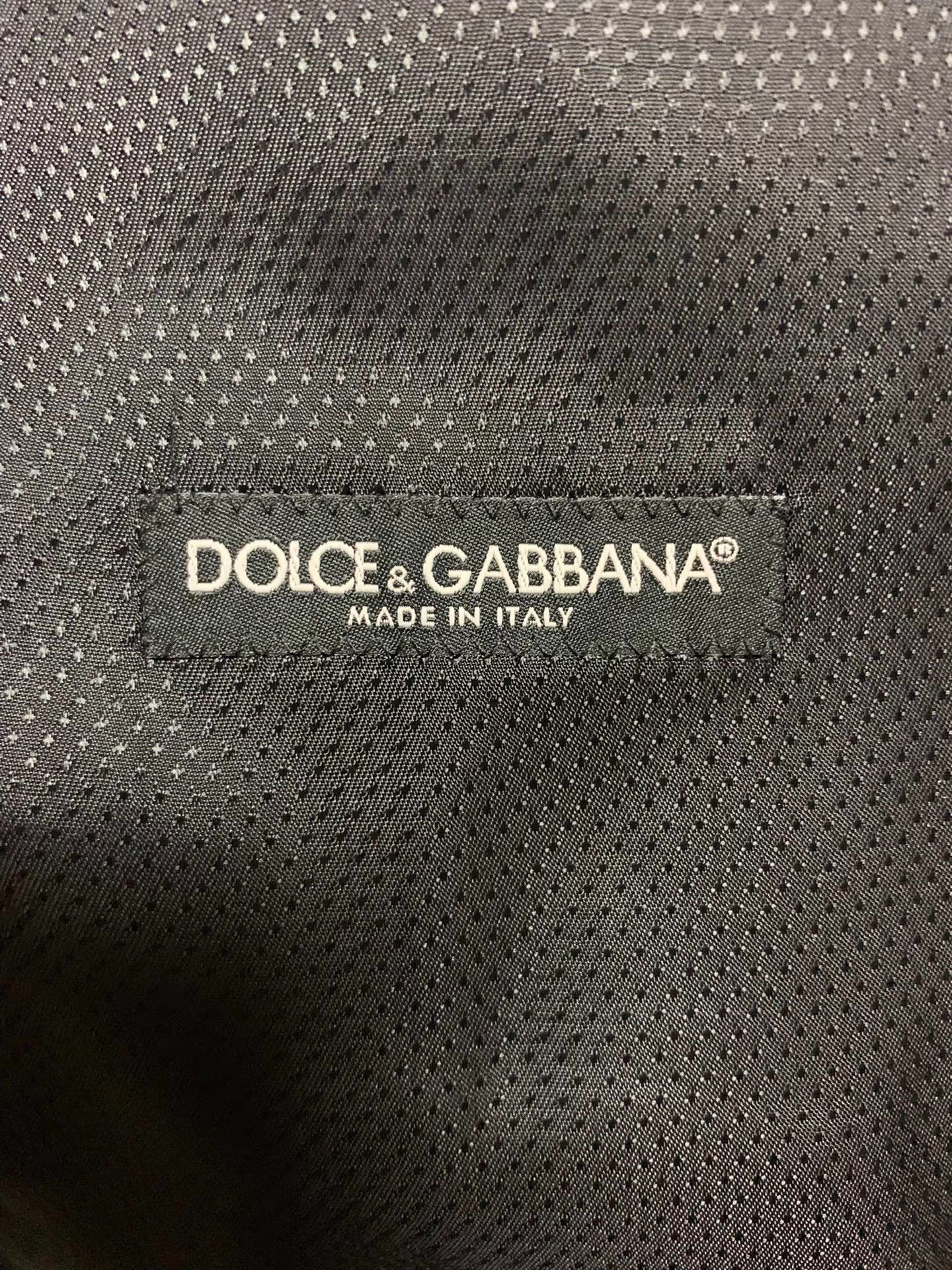 Dolce & Gabbana Blue Textured Single-Breasted Blazer Size US M / EU 48-50 / 2 - 7 Thumbnail