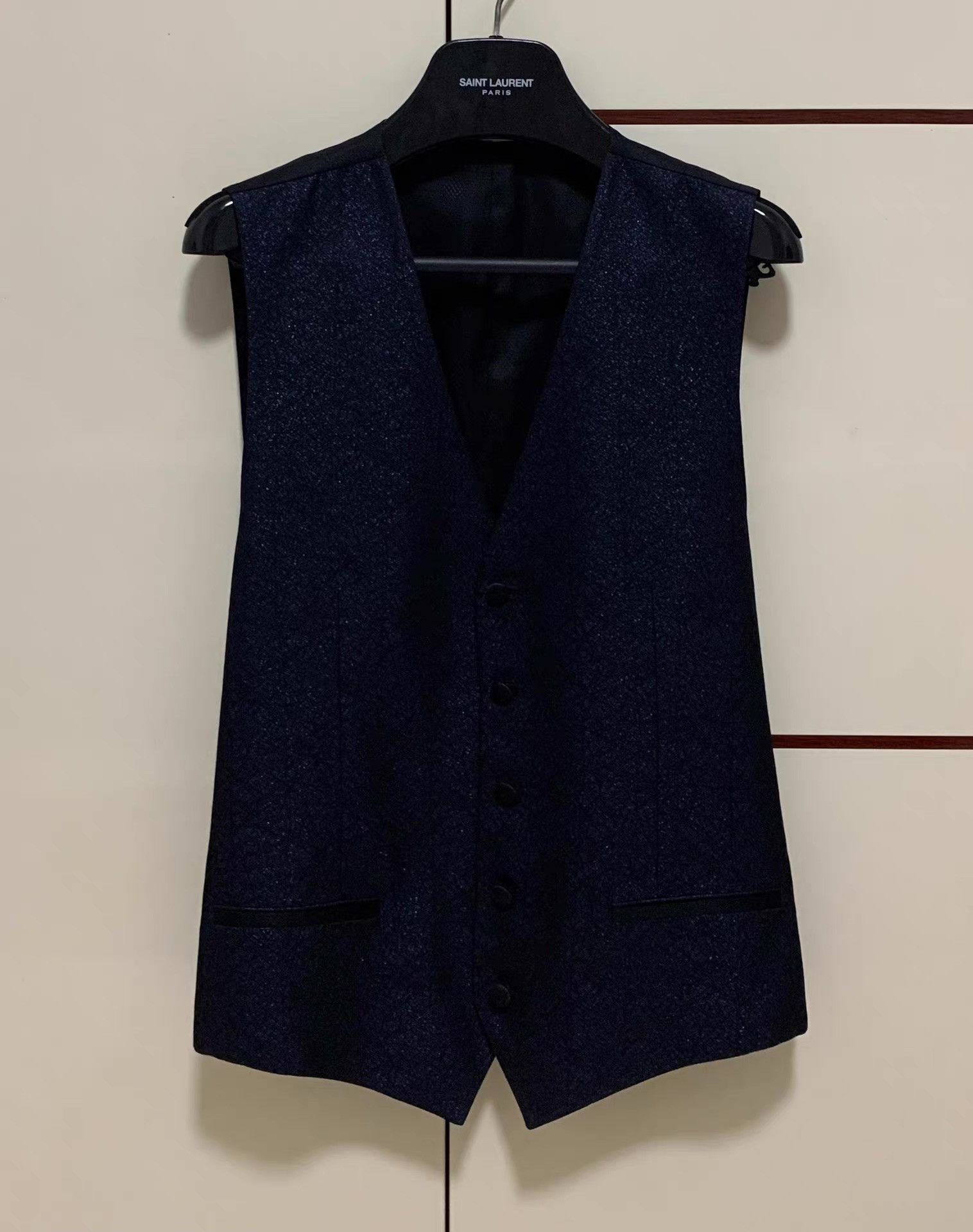 Dolce & Gabbana Blue Textured Single-Breasted Blazer Size US M / EU 48-50 / 2 - 3 Thumbnail