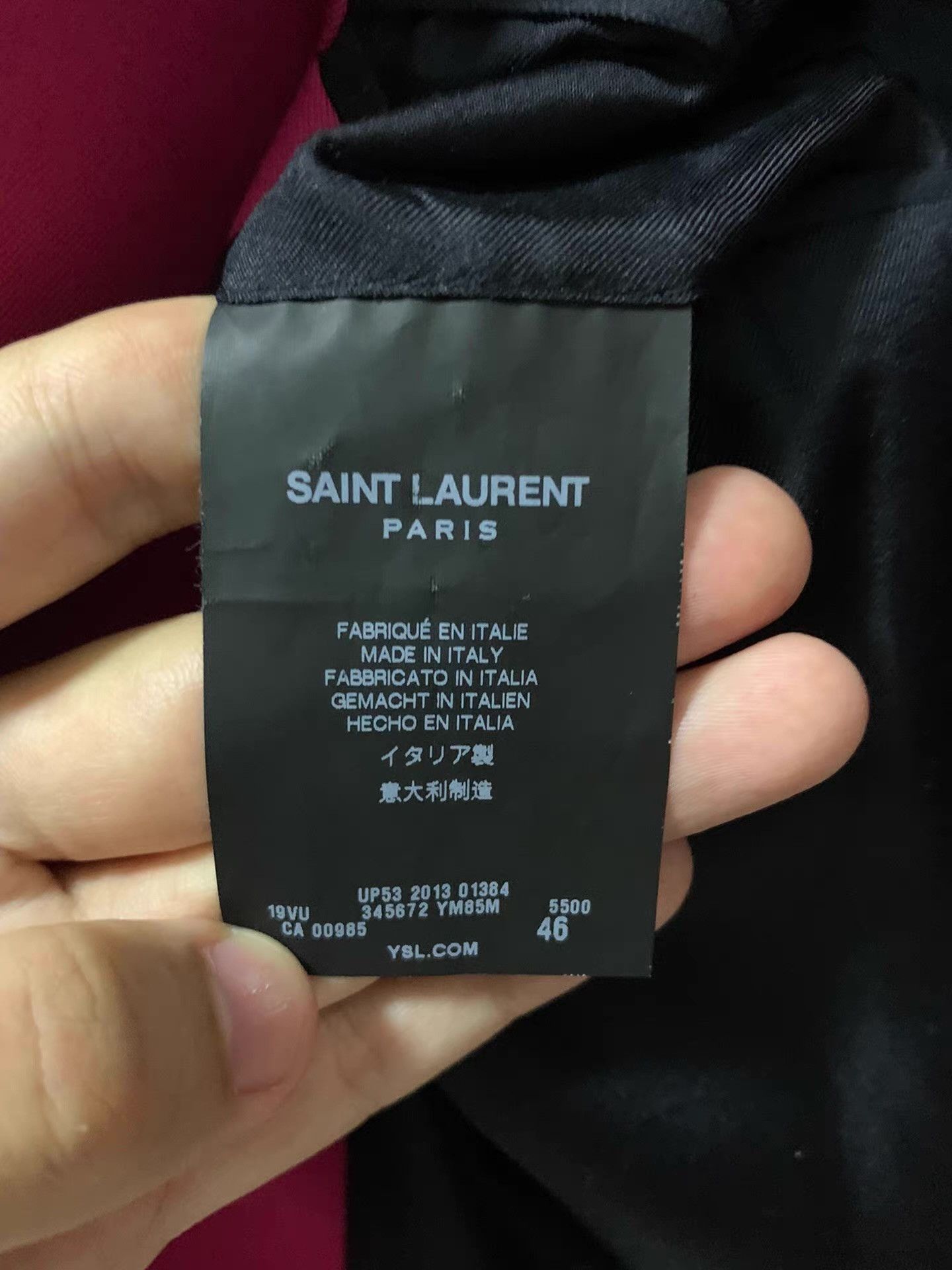 Saint Laurent Paris Pink Blazer with Black Trim Size US M / EU 48-50 / 2 - 4 Thumbnail