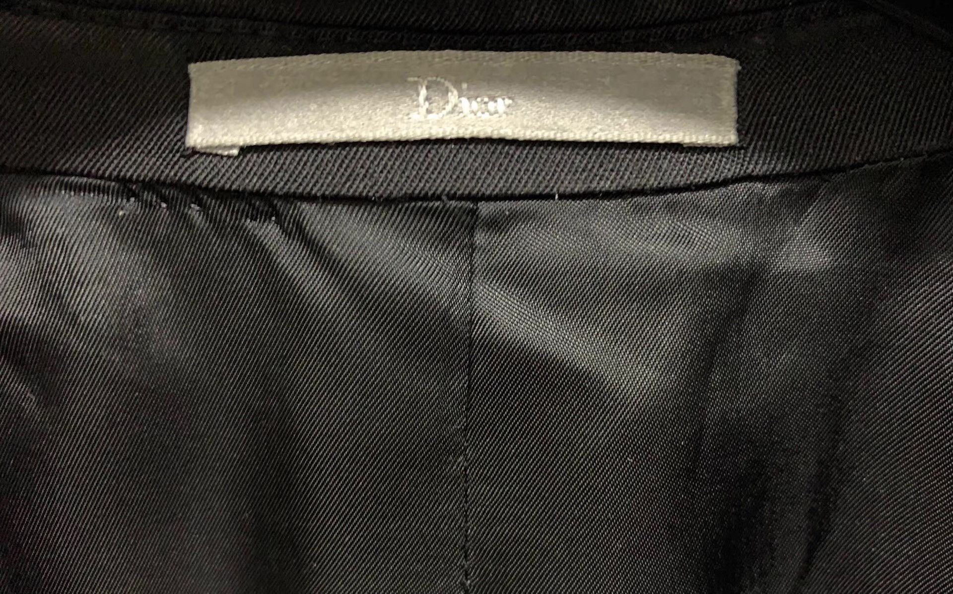Dior Black Jacket with Skull and Floral Back Print Size US M / EU 48-50 / 2 - 6 Thumbnail