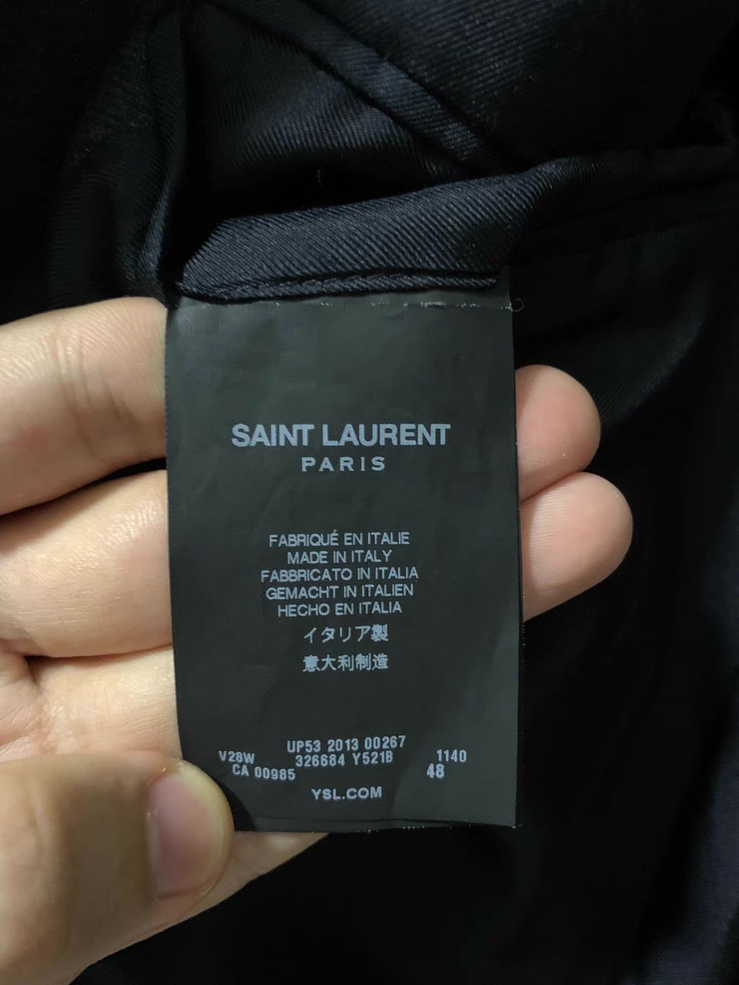 Saint Laurent Paris Gray Single-Breasted Blazer Size US M / EU 48-50 / 2 - 4 Thumbnail