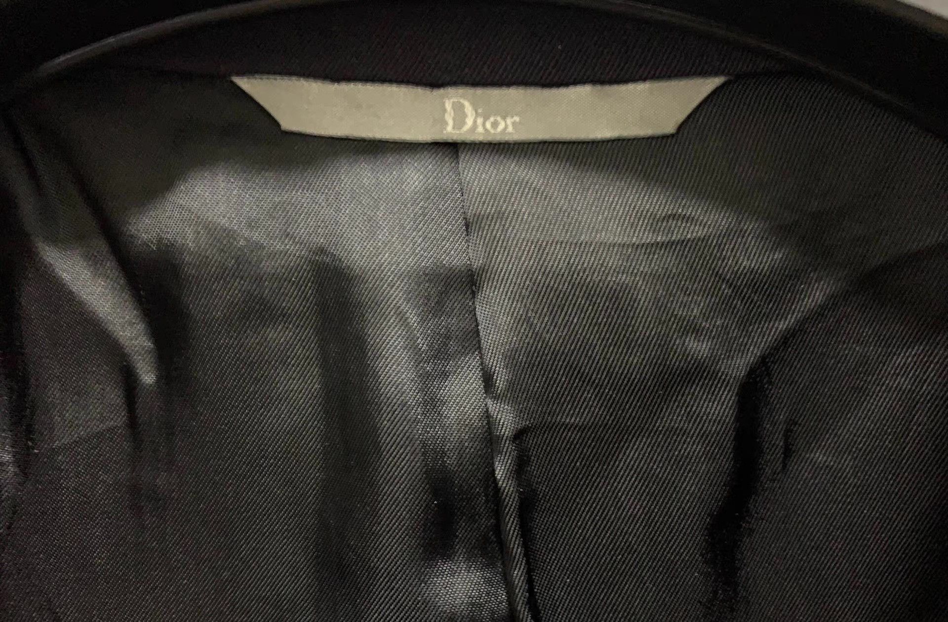 Dior Black Structured Jacket with Zip Pockets and Sleeves Size US M / EU 48-50 / 2 - 6 Thumbnail