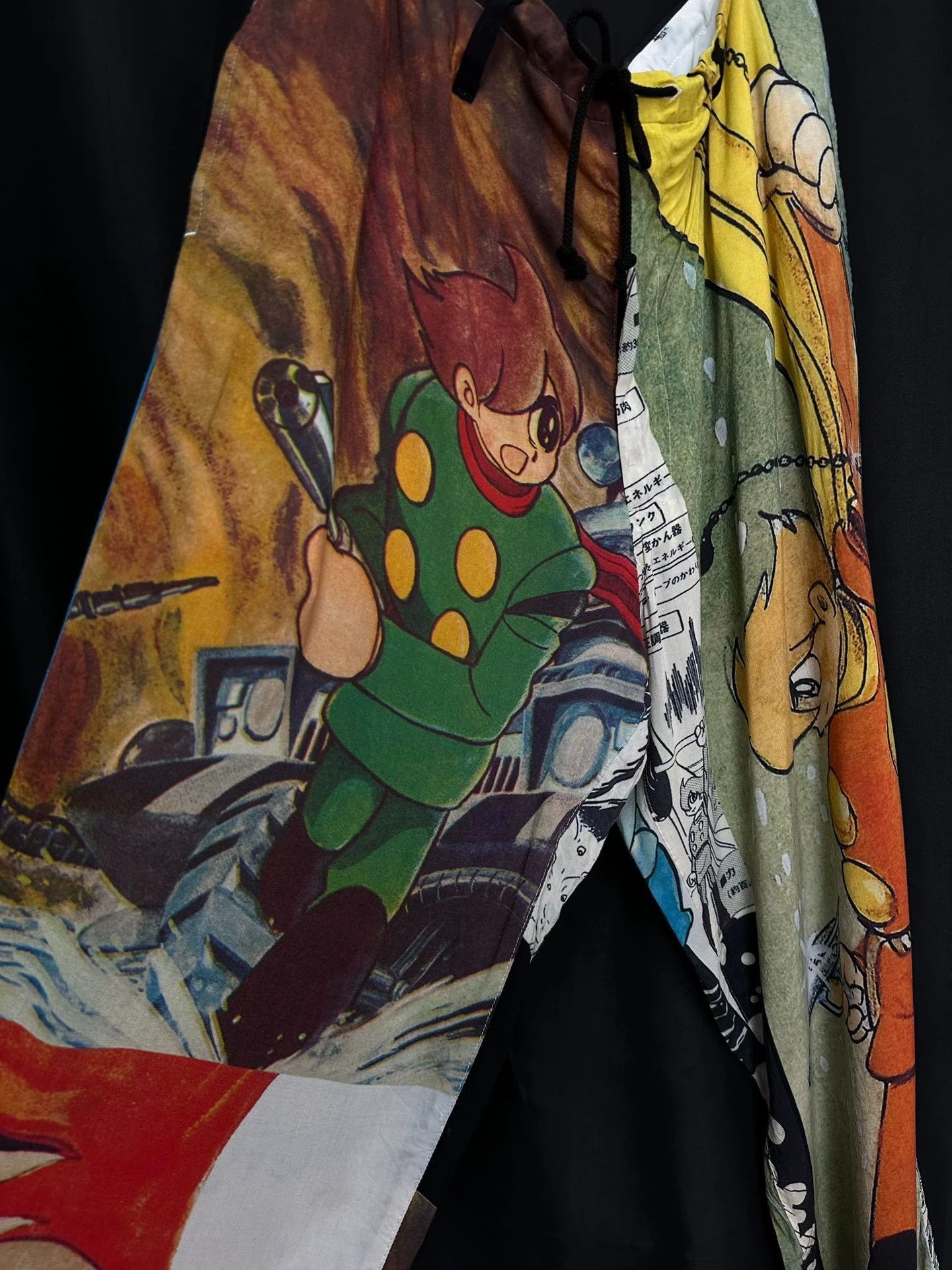 Yohji Yamamoto Multi-Color Printed Casual Pants Size US 30 / EU 46 - 4 Thumbnail