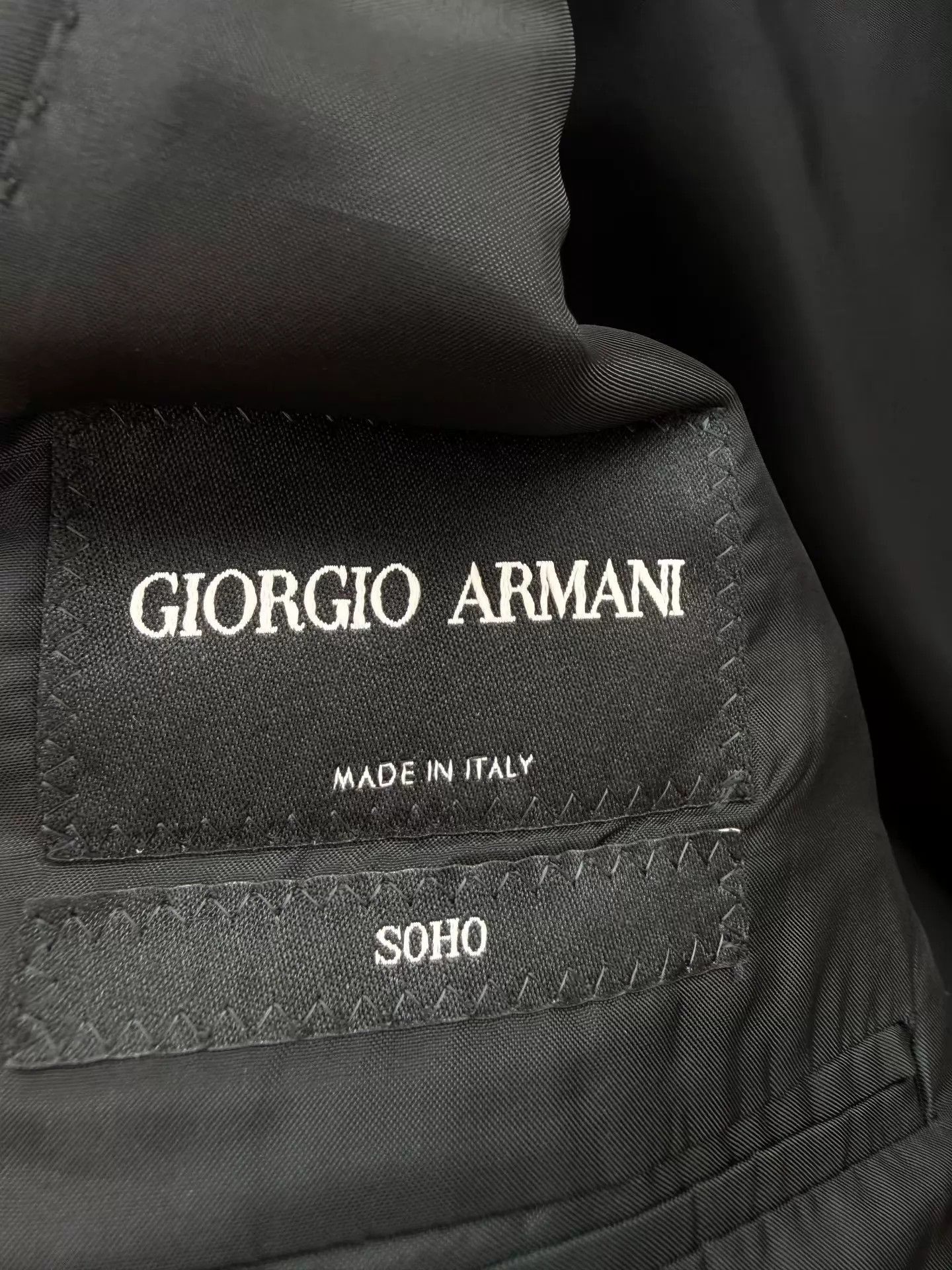 Giorgio Armani Black Single-Breasted Blazer Size US M / EU 48-50 / 2 - 3 Thumbnail