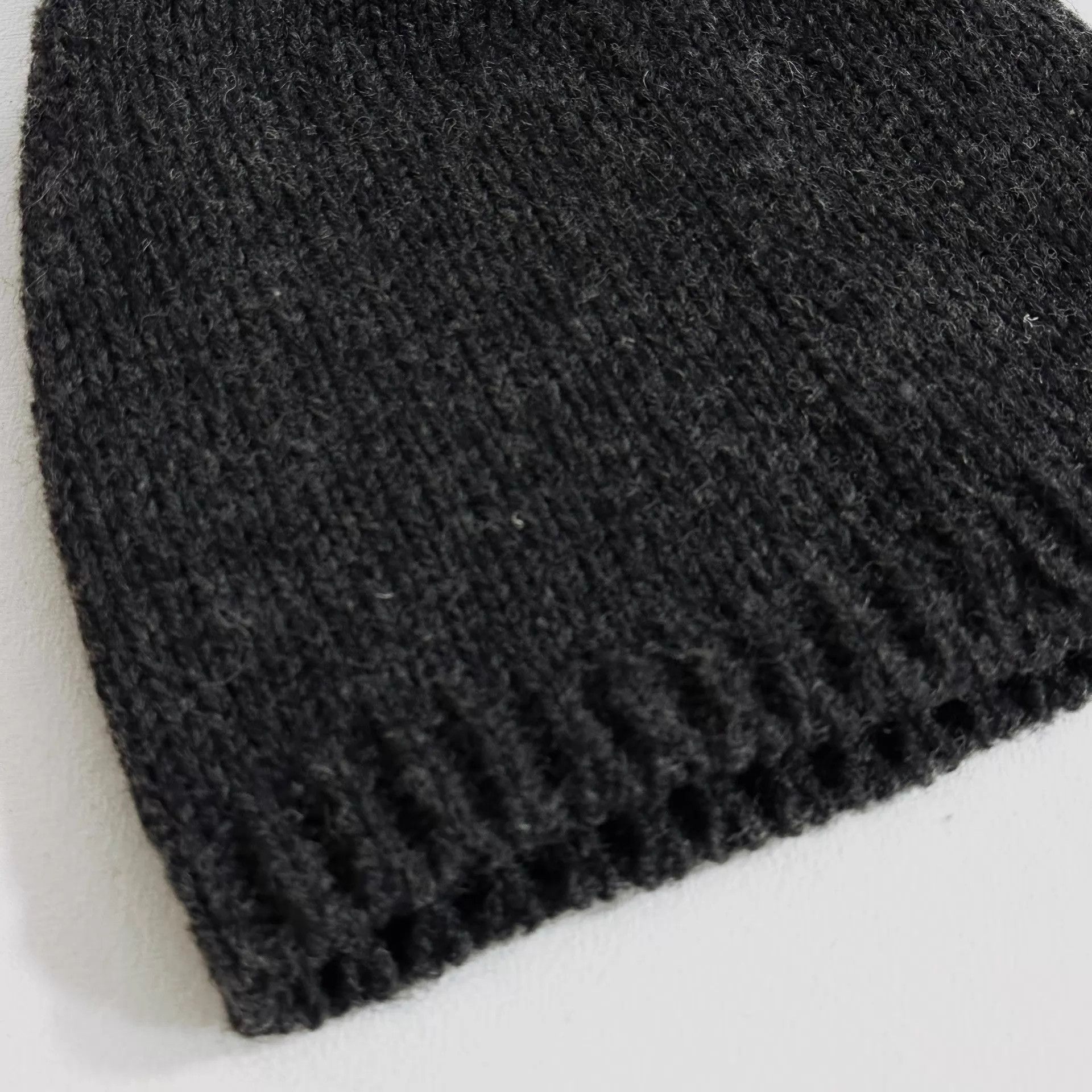 Bergfabel Gray Knit Beanie with Knot Detail Size ONE SIZE - 4 Thumbnail
