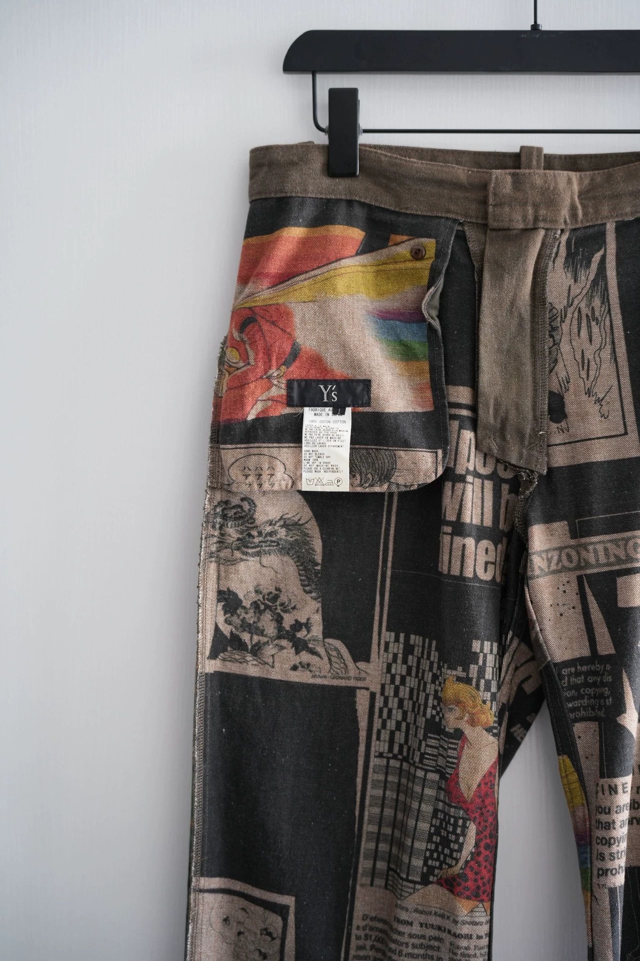 Y's Multi-Print Casual Cargo Pants Size US 30 / EU 46 - 5 Thumbnail