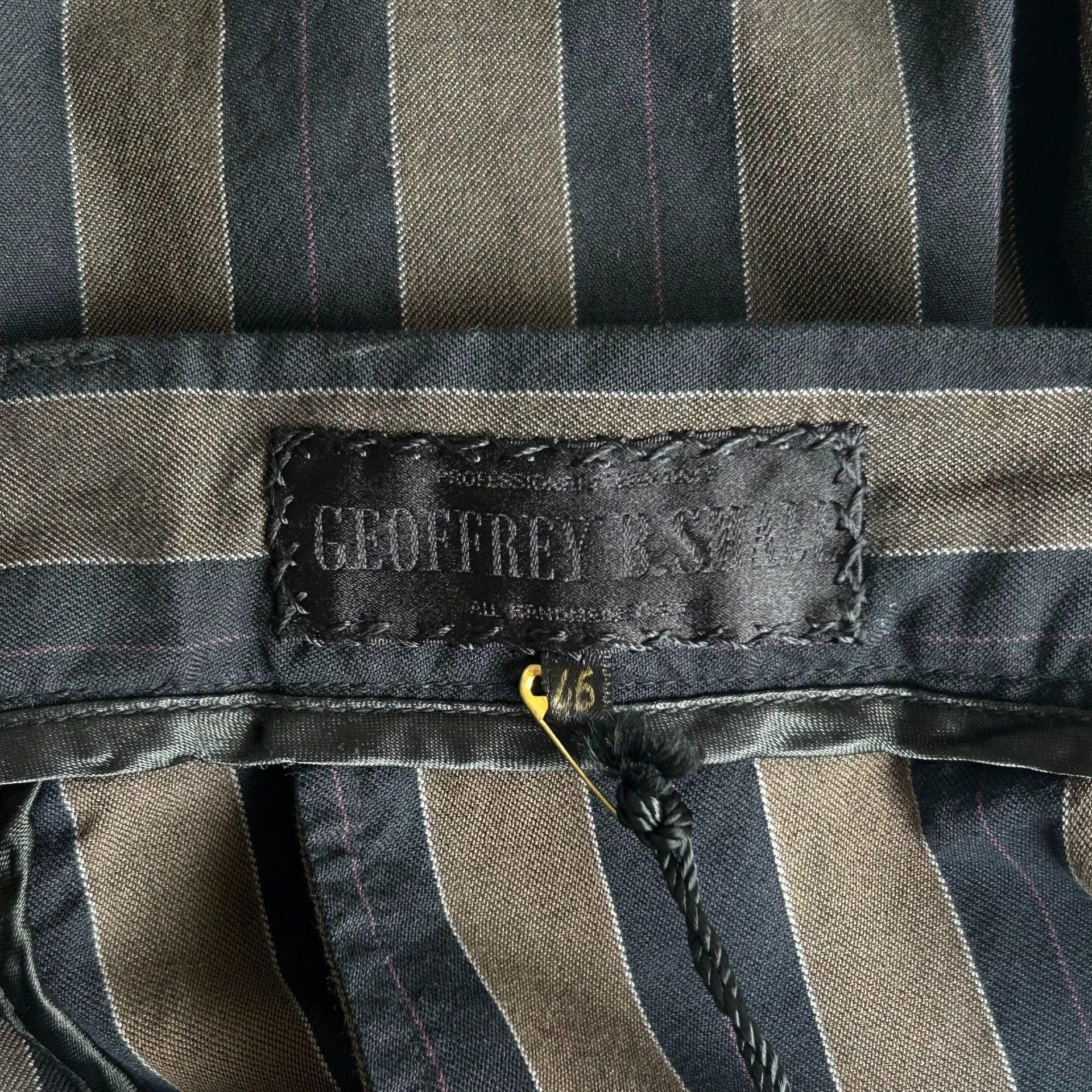 Geoffrey B. Small Multi-Striped Casual Pants Size US 30 / EU 46 - 7 Thumbnail