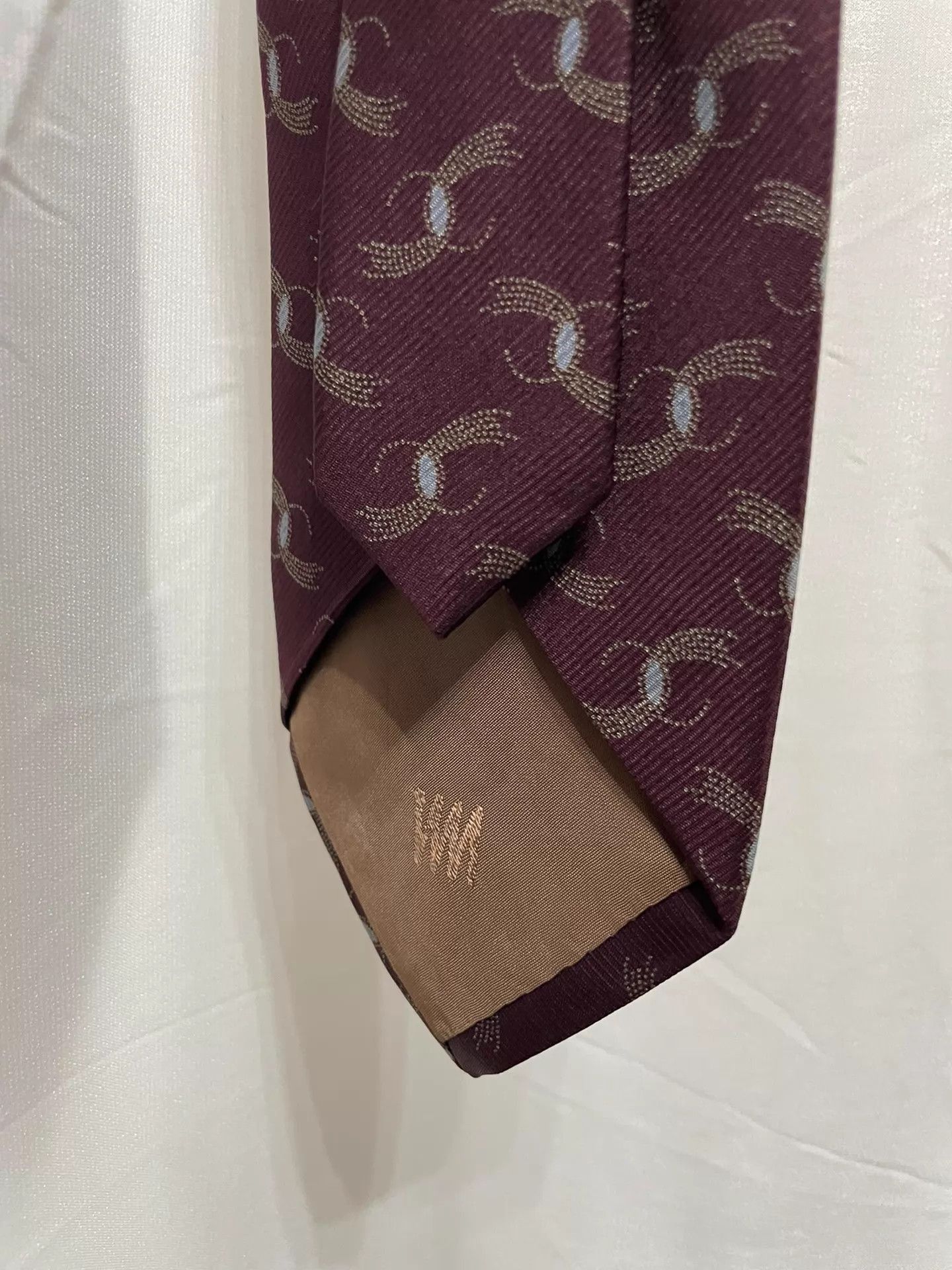 Issey Miyake Red Patterned Necktie Size ONE SIZE - 5 Thumbnail