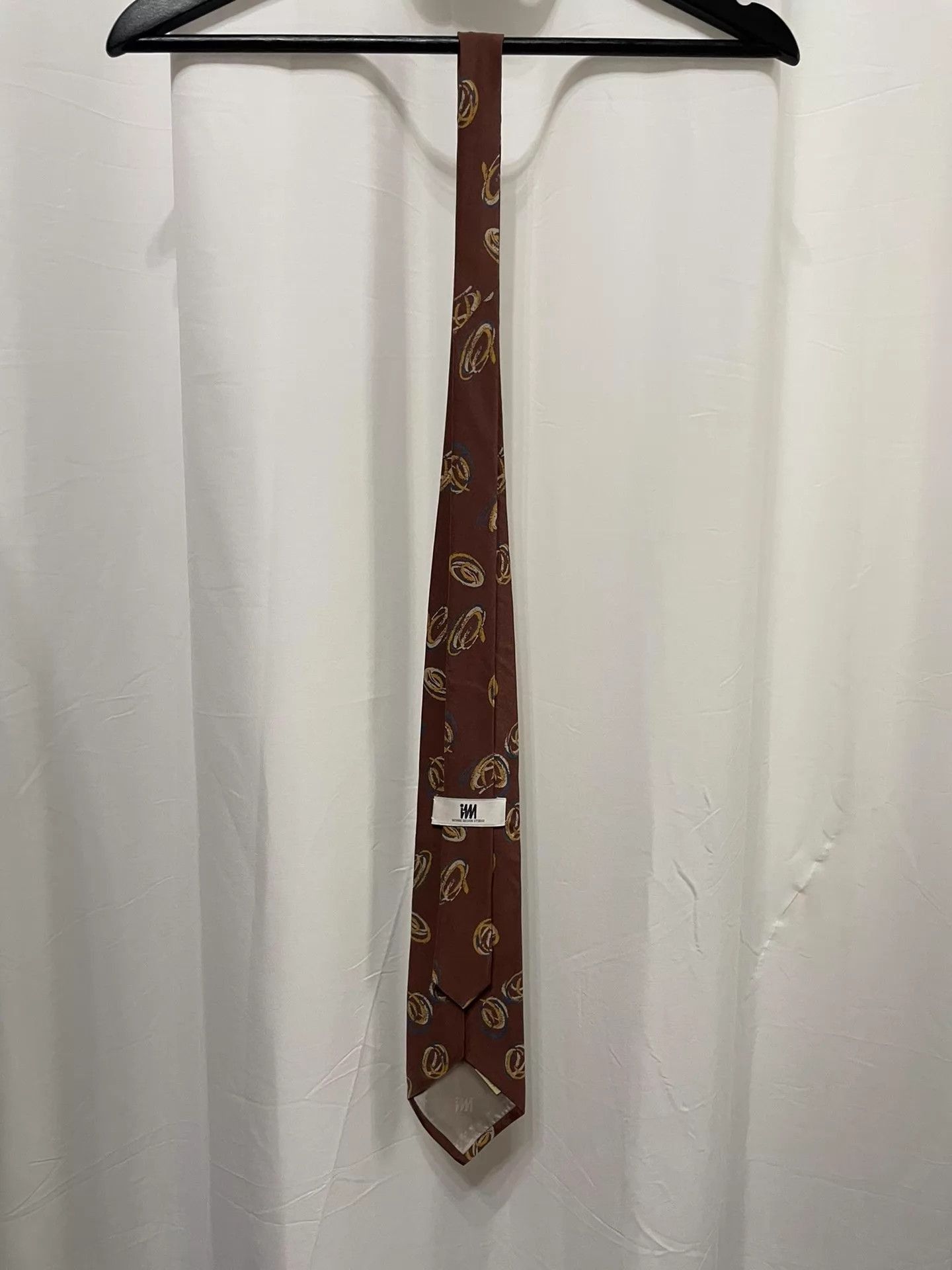Issey Miyake Multi-Patterned Swirl Design Necktie Size ONE SIZE - 2 Thumbnail
