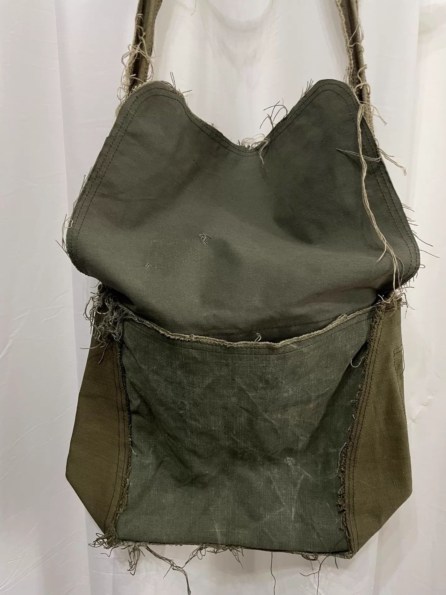 Comme des Garcons Beige Frayed Edge Crossbody Bag Size ONE SIZE - 5 Thumbnail