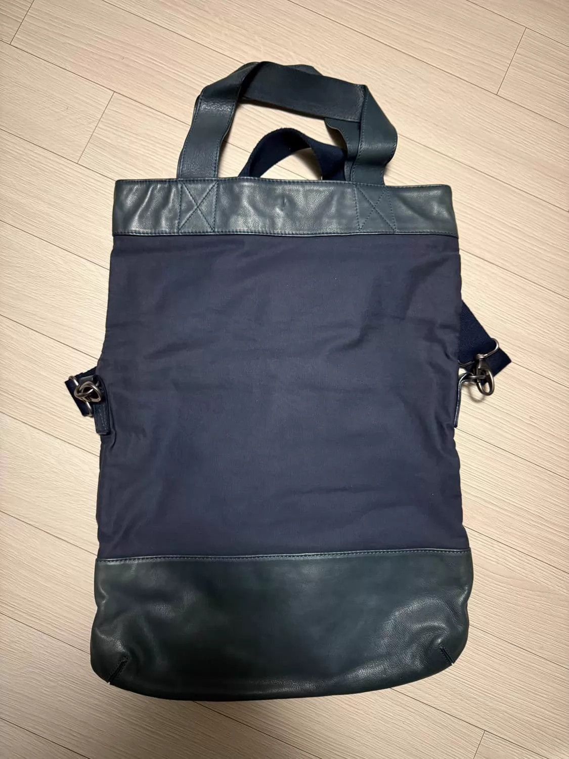 Maison Margiela Black Canvas and Leather Shoulder Bag Size ONE SIZE - 6 Thumbnail