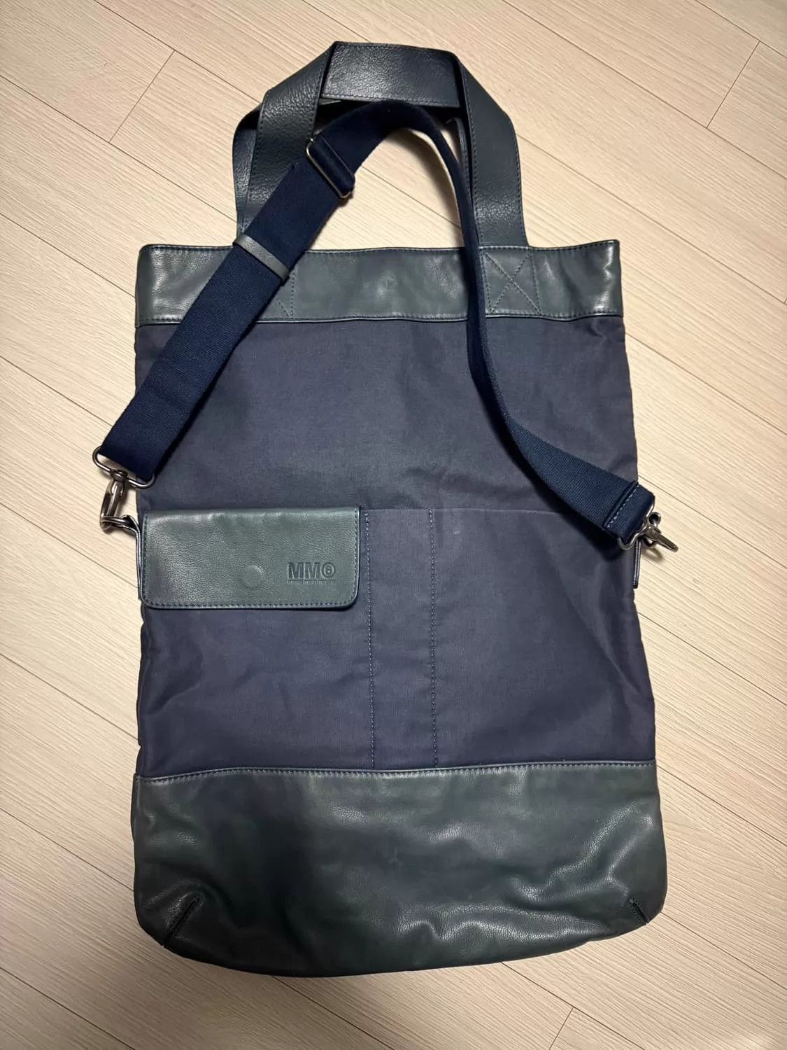 Maison Margiela Black Canvas and Leather Shoulder Bag Size ONE SIZE - 5 Thumbnail