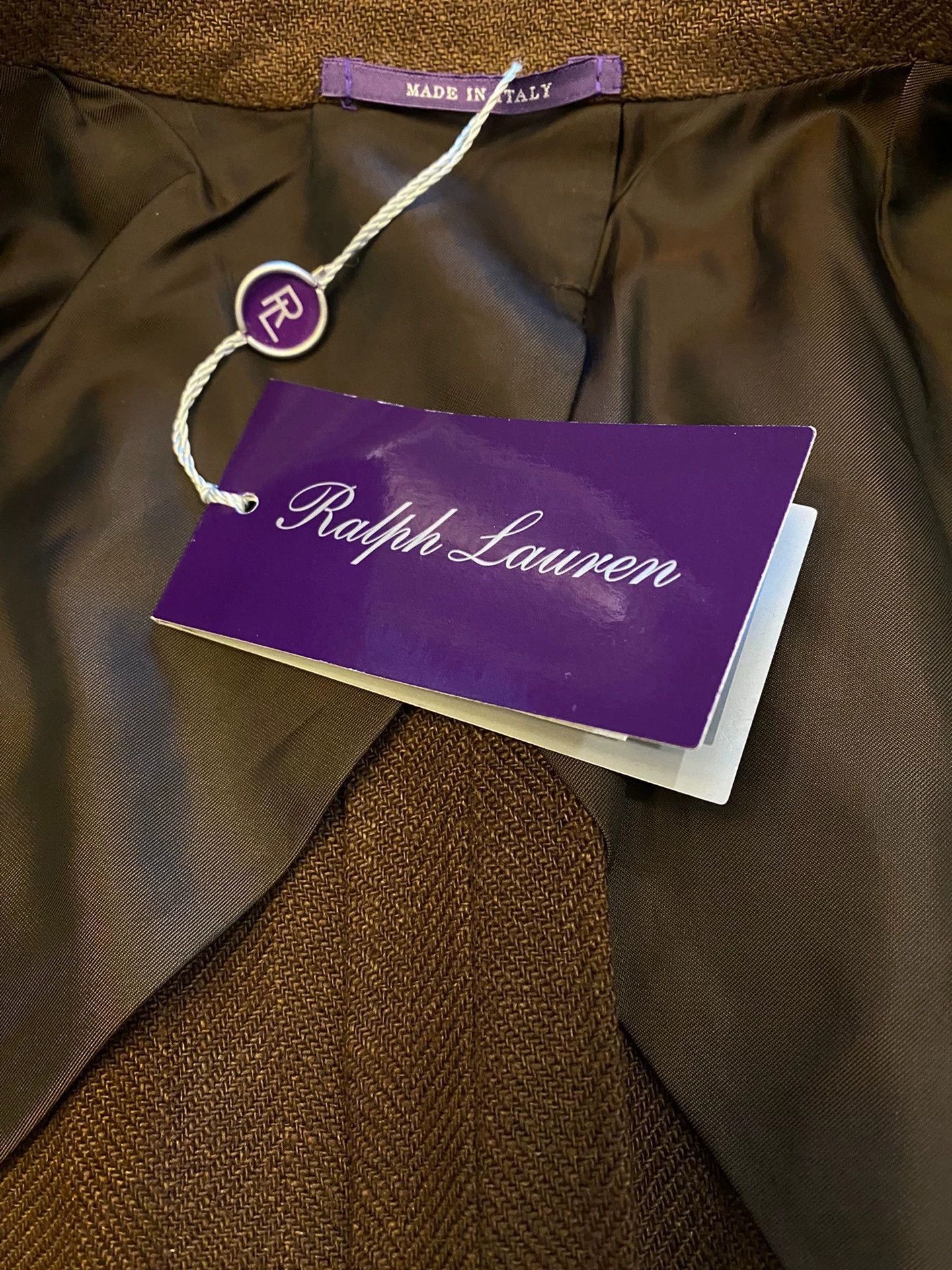 Polo Ralph Lauren Brown Herringbone Blazer Size US M / EU 48-50 / 2 - 5 Thumbnail