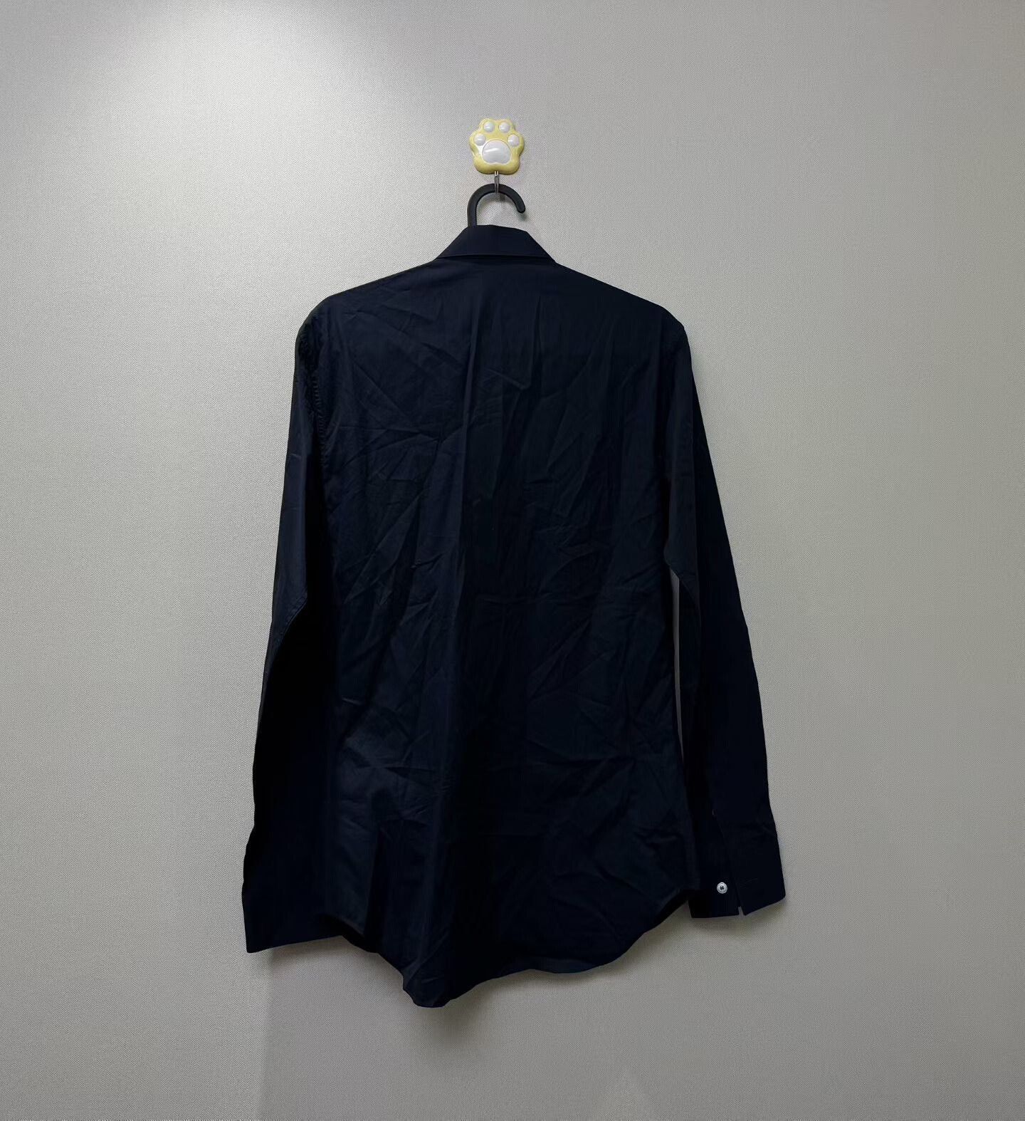 Dior Dior Black Embroidered Logo Shirt Size M / US 6-8 / IT 42-44 - 4 Thumbnail