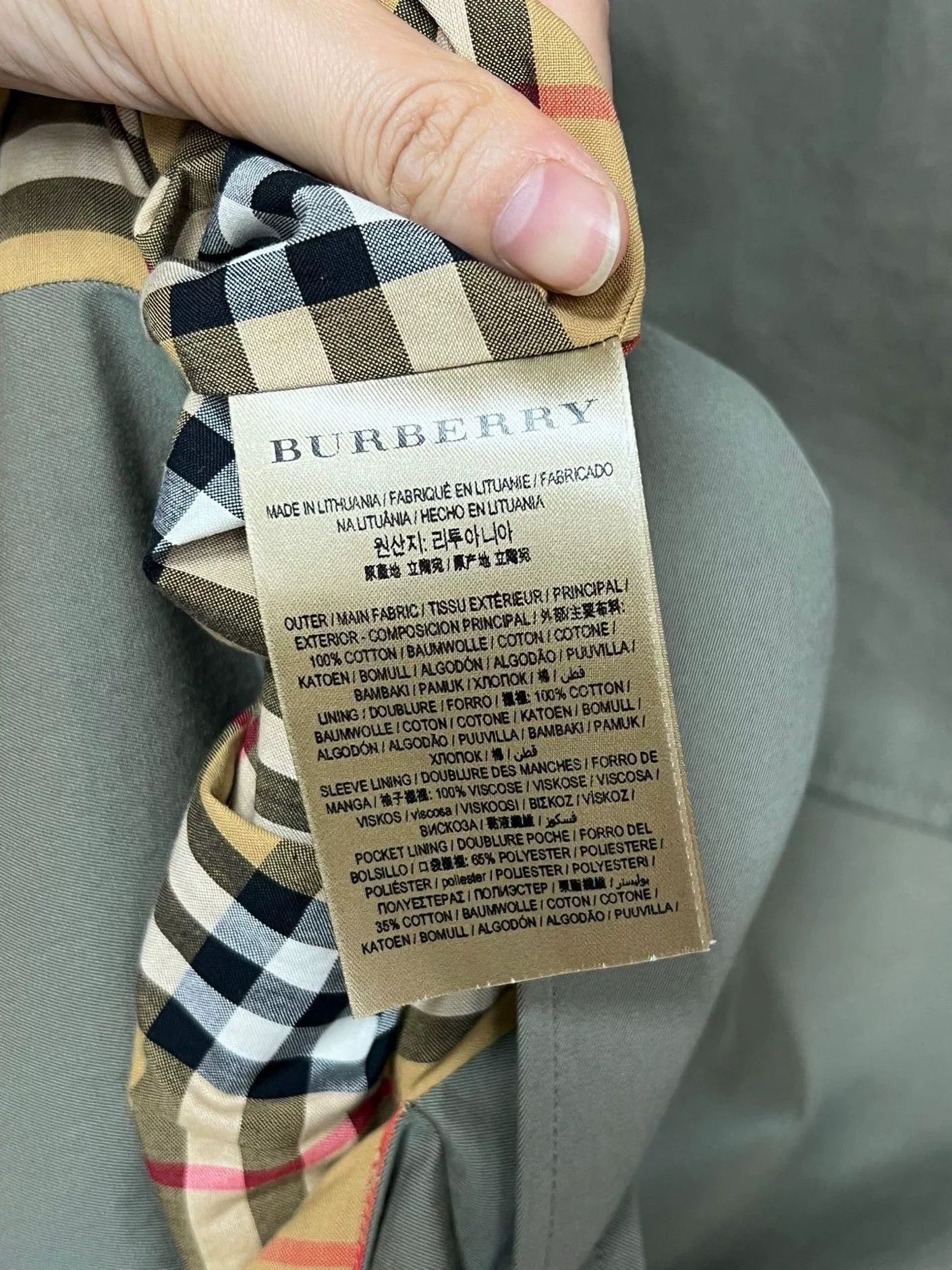 Burberry Burberry Inner Check Trench Coat Size M / US 6-8 / IT 42-44 - 3 Thumbnail