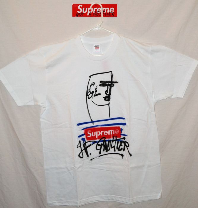 Supreme Supreme Jean Paul Gaultier Tee White Large Grailed