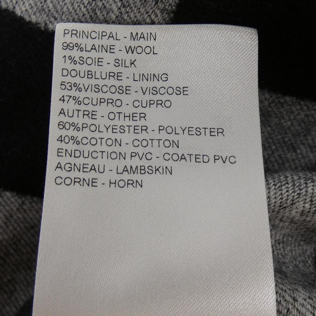 Louis Vuitton Louis Vuitton Louis Vuitton Signature Boxy Button Up Wool Coat Textile Outerwear FSCO04NVN DUTY FREE for USA Size ONE SIZE - 3 Thumbnail