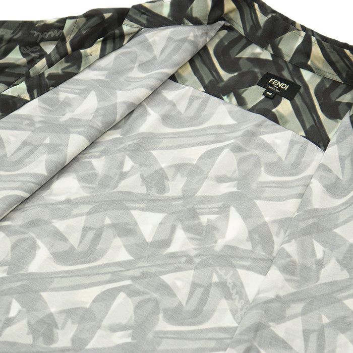 Fendi Fendi Fendi Viscose Short Sleeve Shirt Textile Tops DUTY FREE for USA Size ONE SIZE - 8 Thumbnail